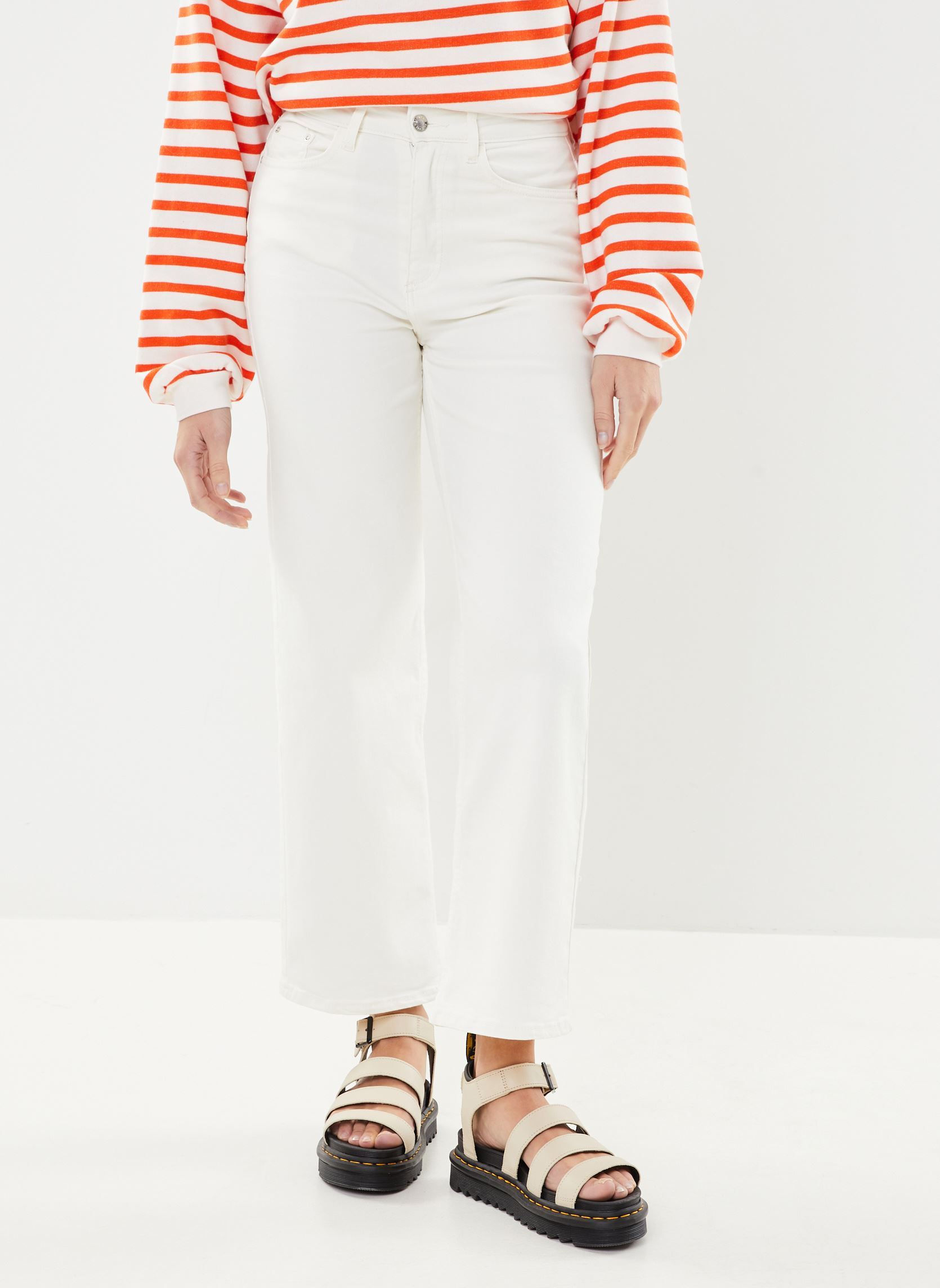 Wijde jeans / Flared Jeans Bykato Bekelona Jeans 3 - dames wit B-Young Wijde jeans / Flared Jeans Bykato Bekelona Jeans 3 - dames wit Off white