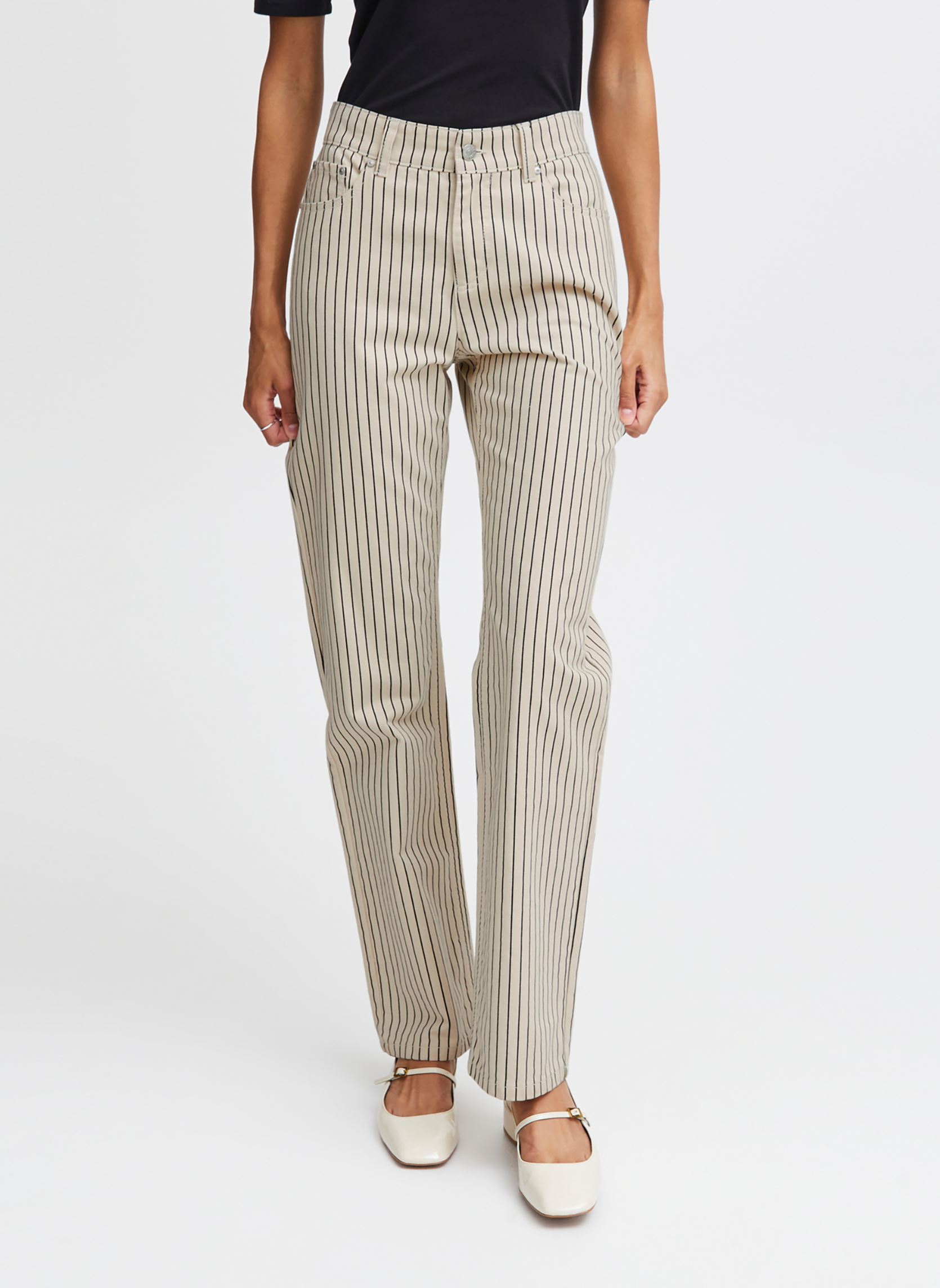 Jeans droit Bykato Bylimo Jeans - femme beige B-Young Jeans droit Bykato Bylimo Jeans - femme beige Birch Mix
