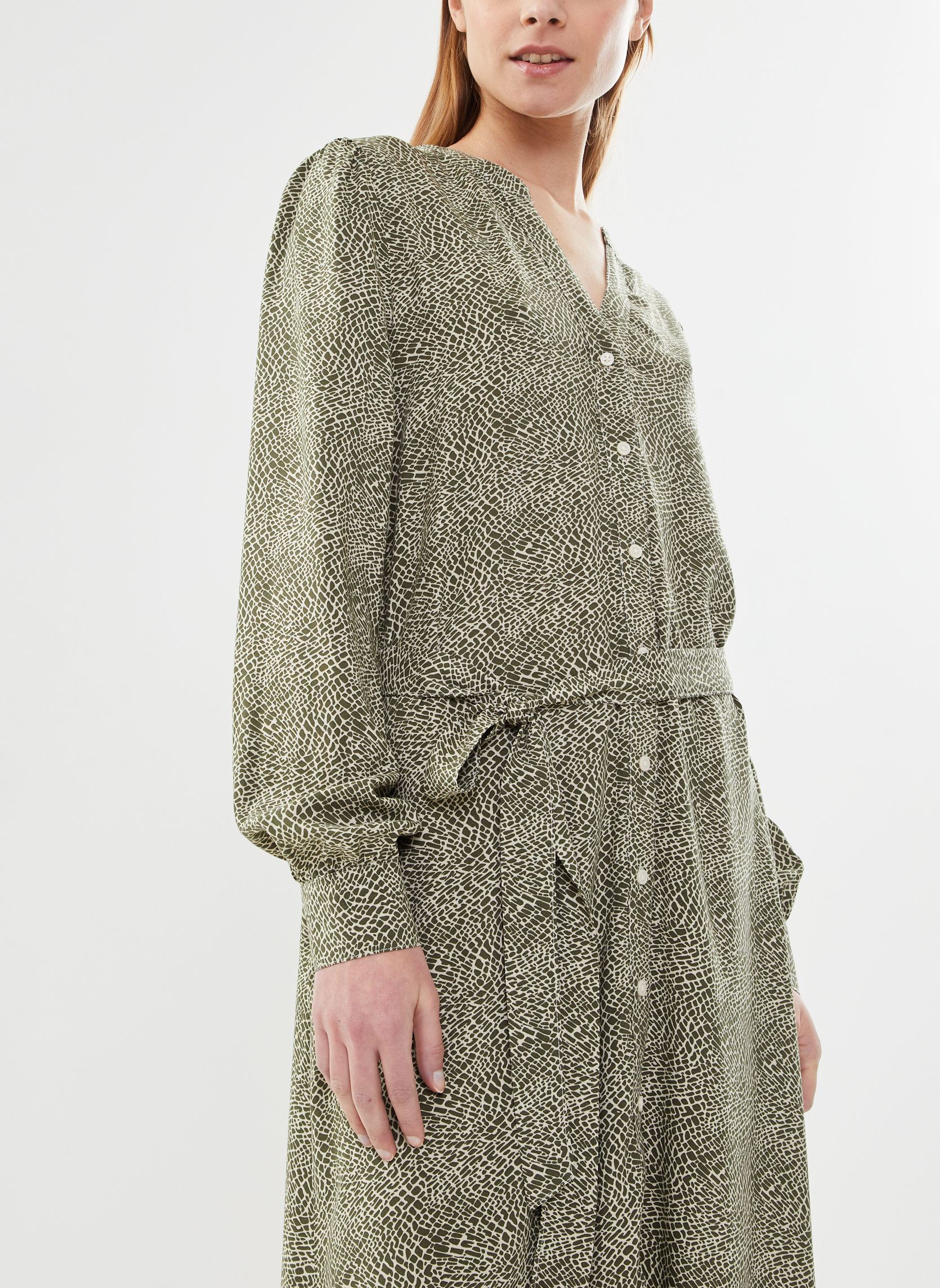 Robes Byjosa Long Shirt Dress 2 - femme vert B-Young Robes Byjosa Long Shirt Dress 2 - femme vert Aloe Mix
