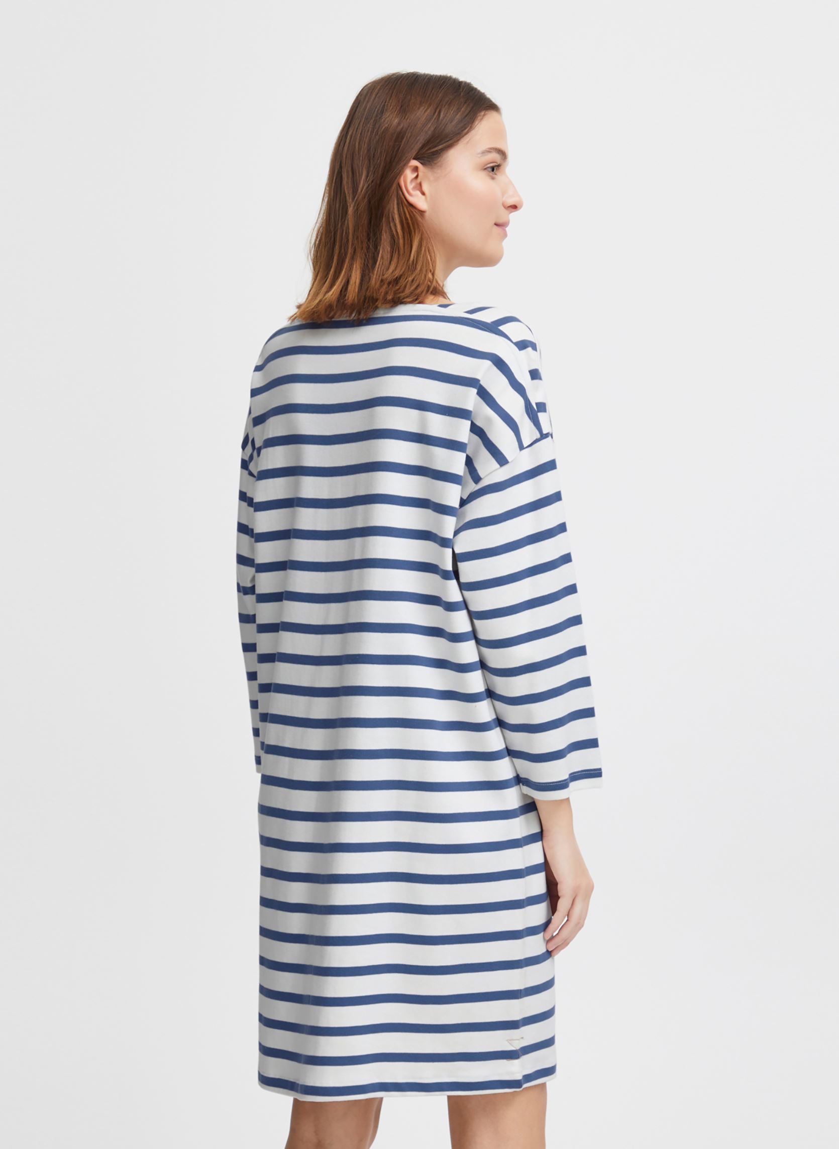 Jurken Byramsi Dress - dames wit B-Young Jurken Byramsi Dress - dames wit OFF WHITE MIX