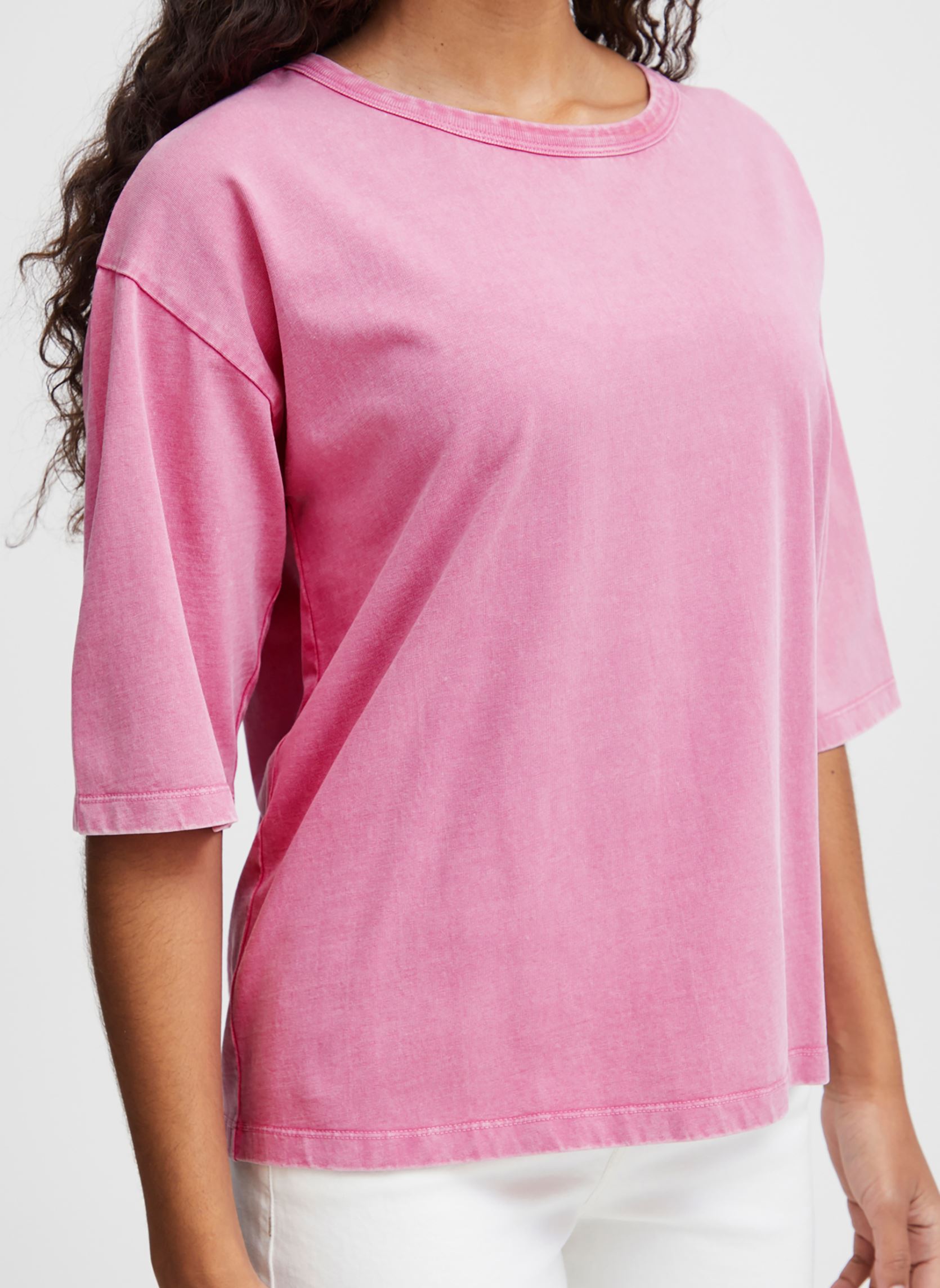 Tee-shirts manches courtes Bytrollo Ss Tshirt - femme rose B-Young Tee-shirts manches courtes Bytrollo Ss Tshirt - femme rose Super Pink