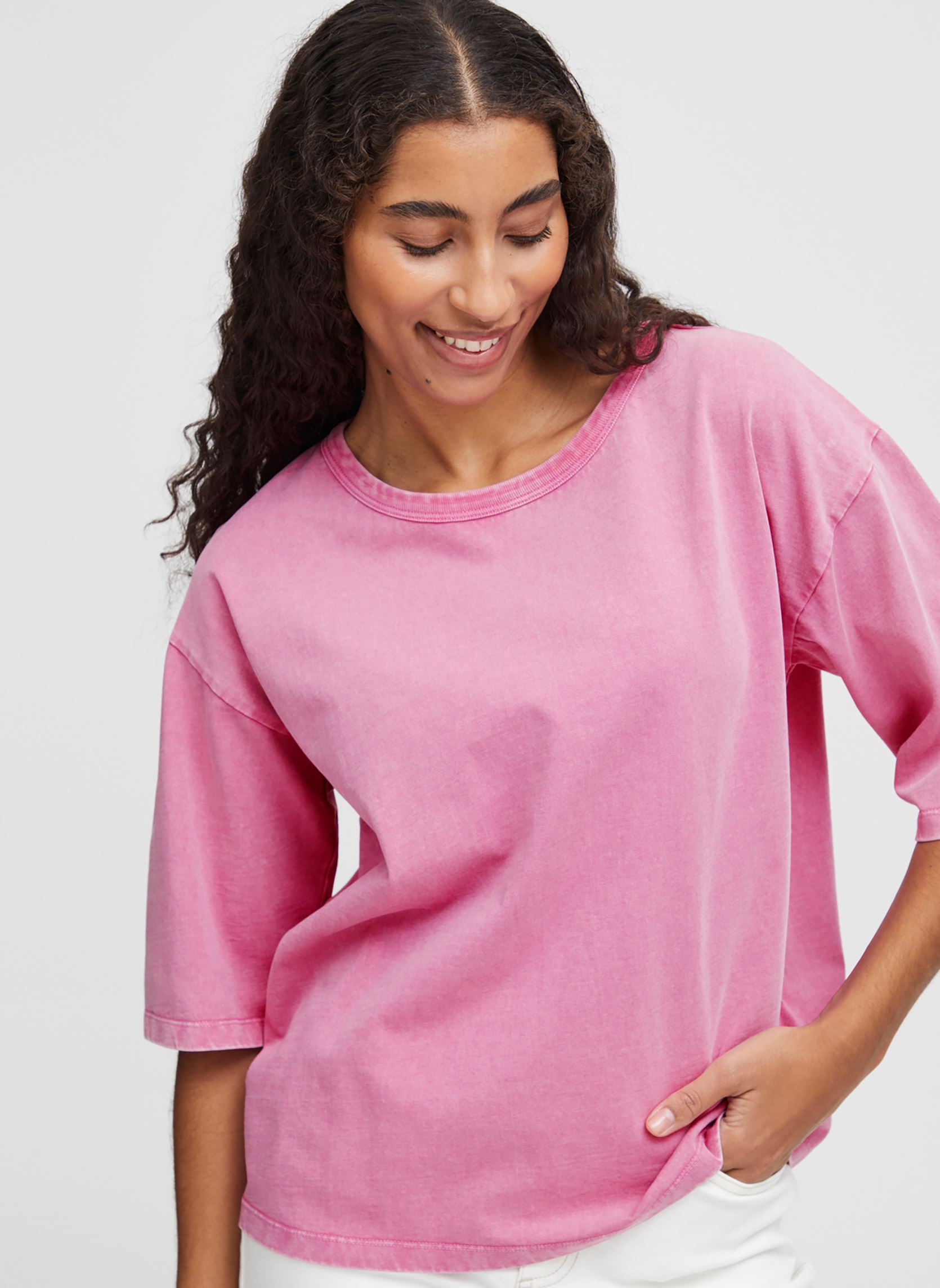 Tee-shirts manches courtes Bytrollo Ss Tshirt - femme rose B-Young Tee-shirts manches courtes Bytrollo Ss Tshirt - femme rose Super Pink