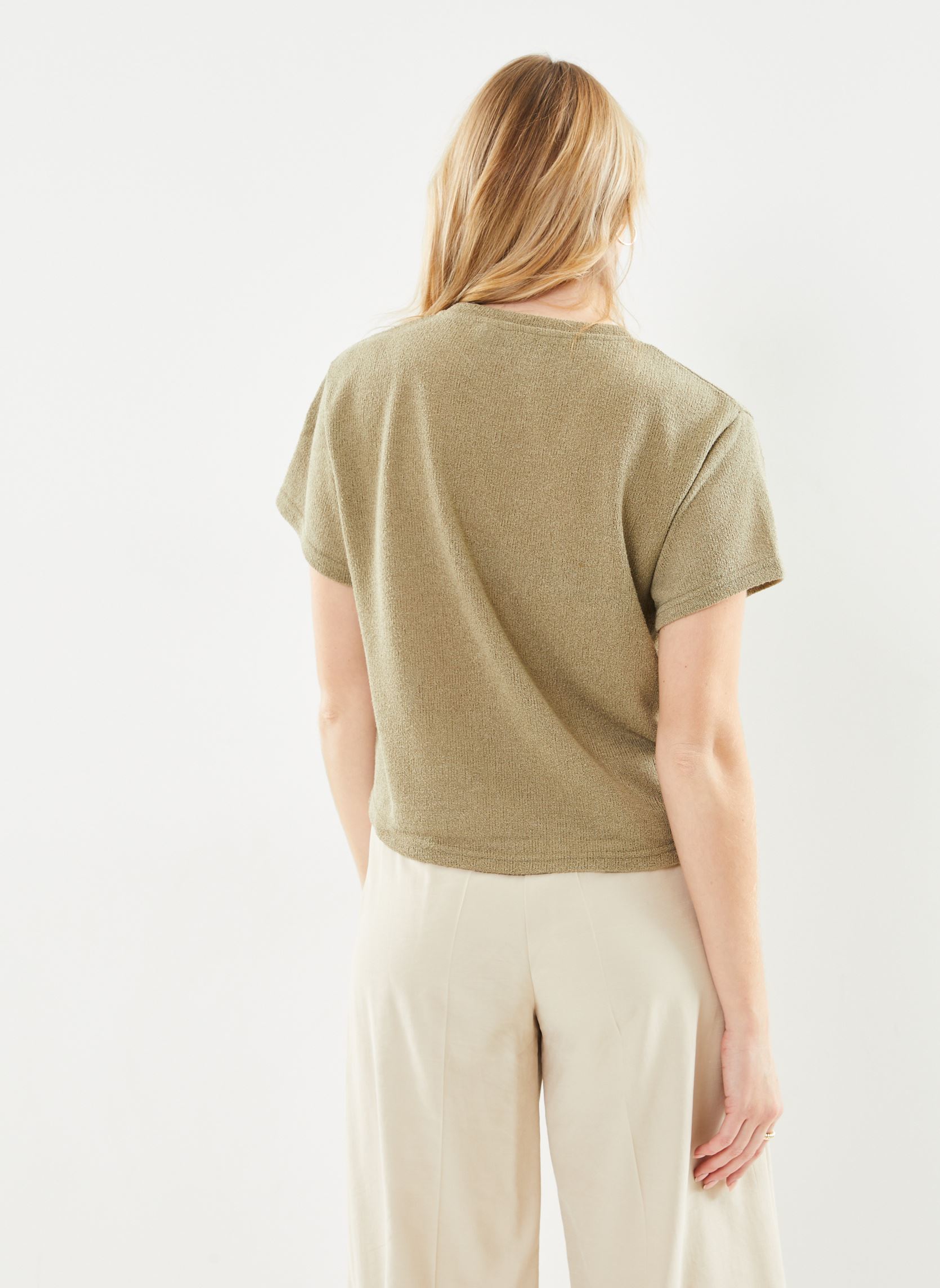 Tee-shirts manches courtes Bysif Ss Tshirt - femme vert B-Young Tee-shirts manches courtes Bysif Ss Tshirt - femme vert Aloe