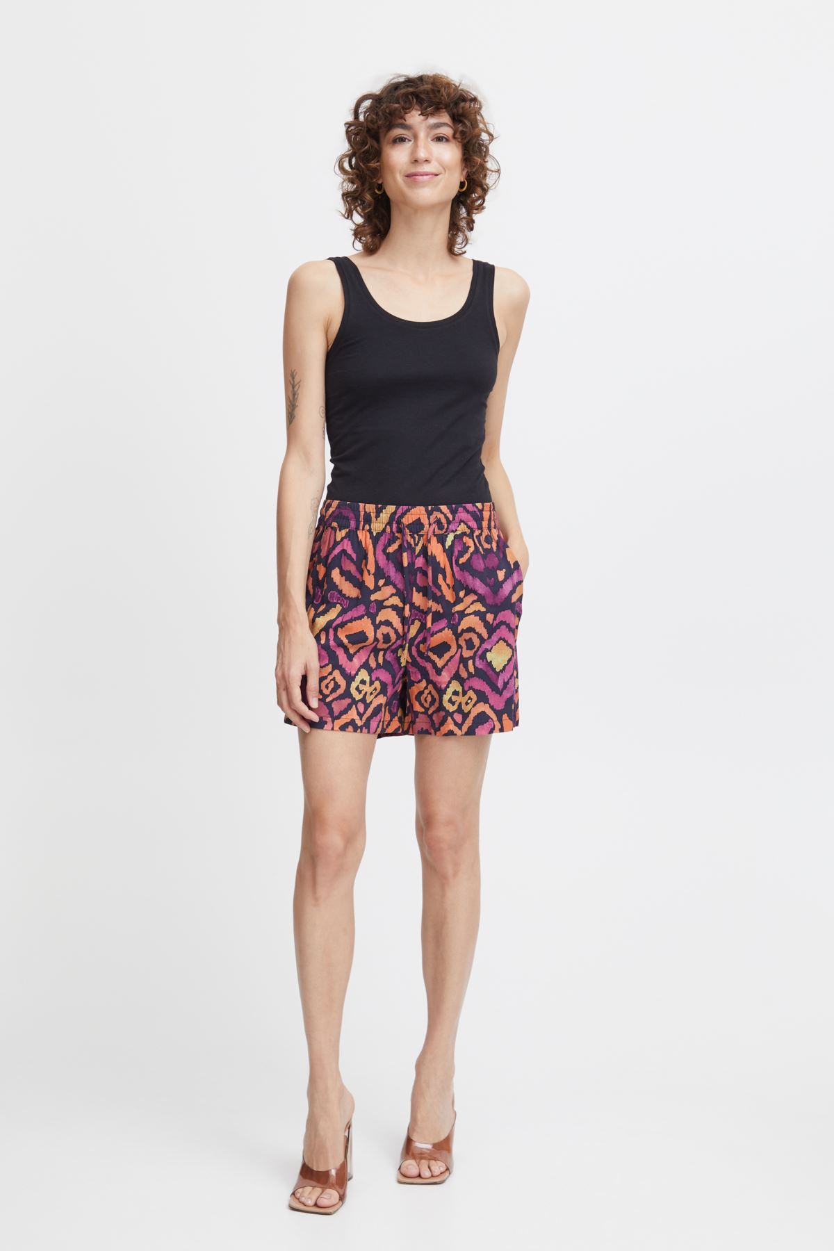 Shorts Bymmjoella Shorts 2 - femme multicolore B-Young Shorts Bymmjoella Shorts 2 - femme multicolore Black Ikat Mix