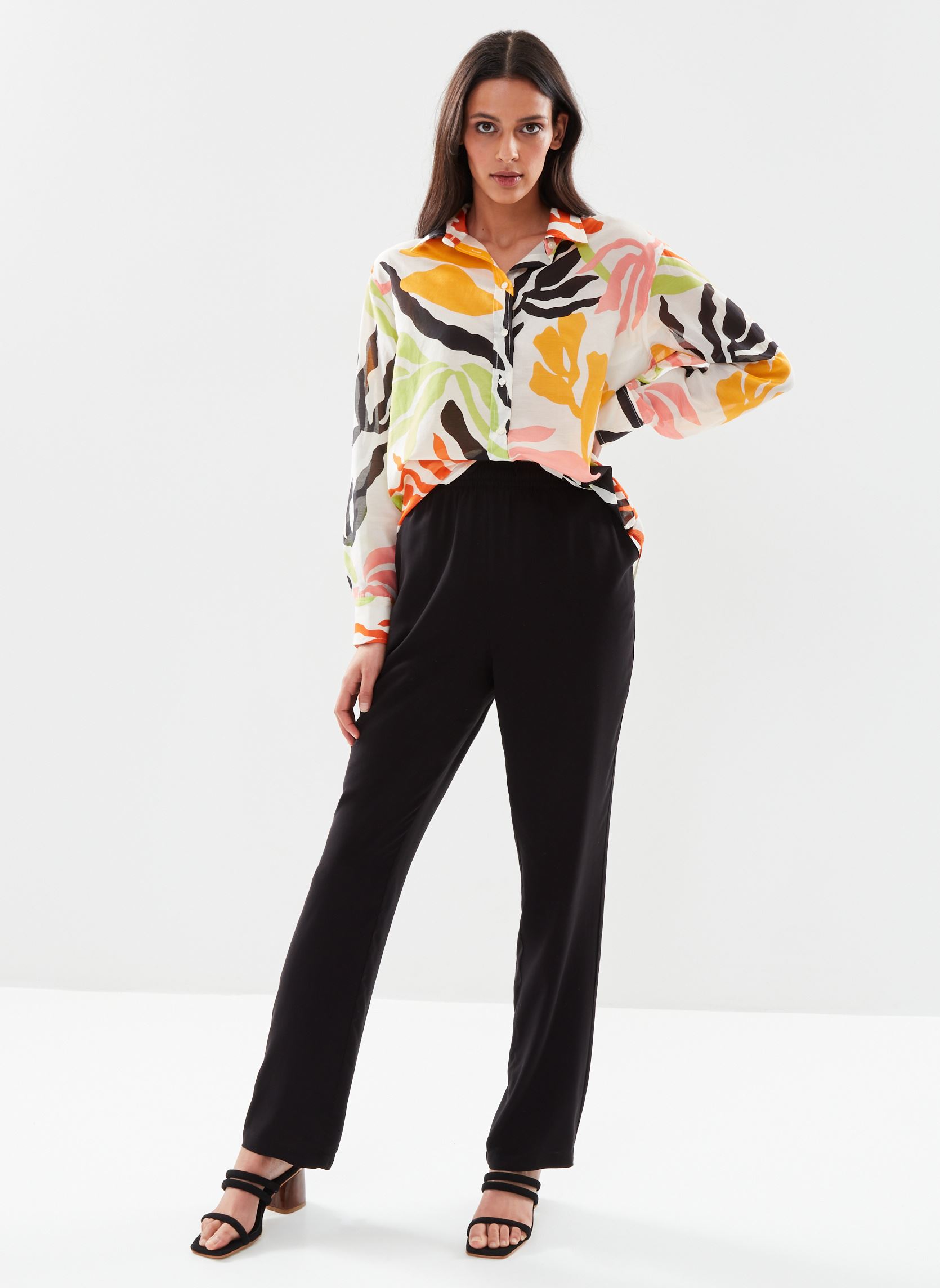 Straight Leg Hosen Bymmjoella Pants 3 - damen schwarz B-Young Straight Leg Hosen Bymmjoella Pants 3 - damen schwarz Black