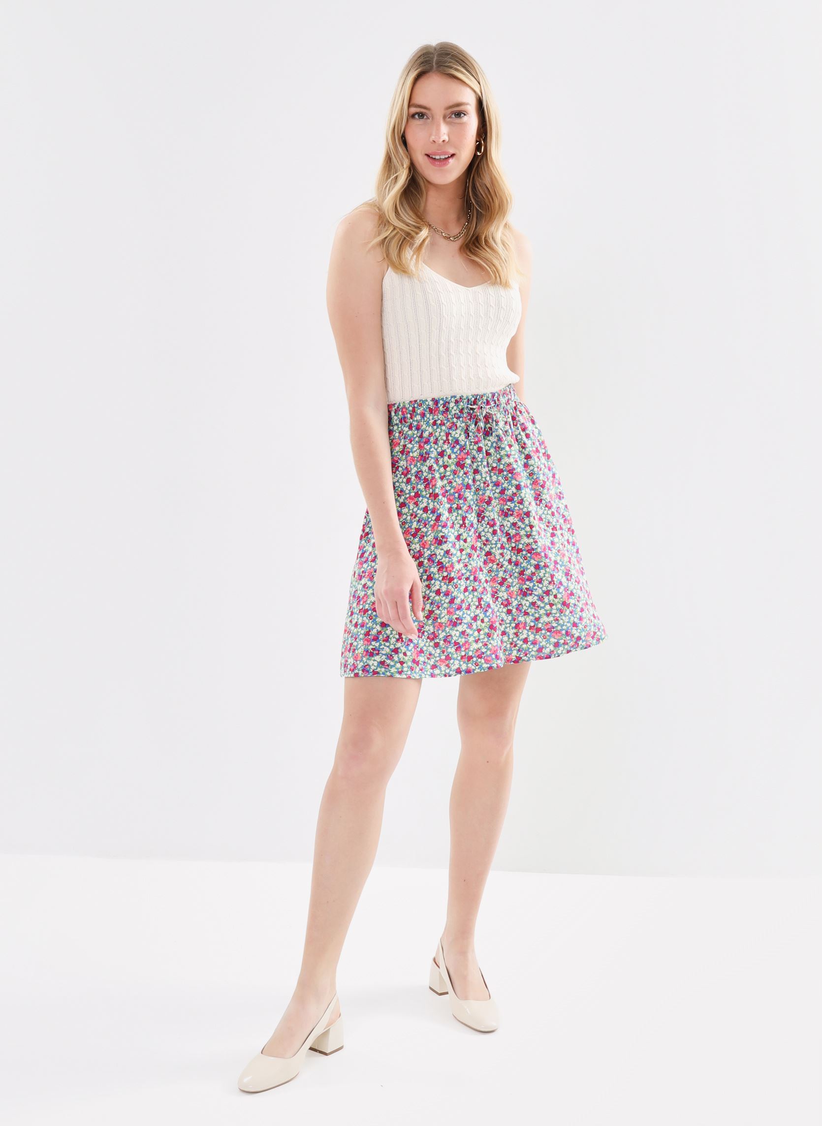 Gonne corte Bymmjoella Short Skirt 3 - donna multicolore B-Young Gonne corte Bymmjoella Short Skirt 3 - donna multicolore Palace Blue Ditsy Mix