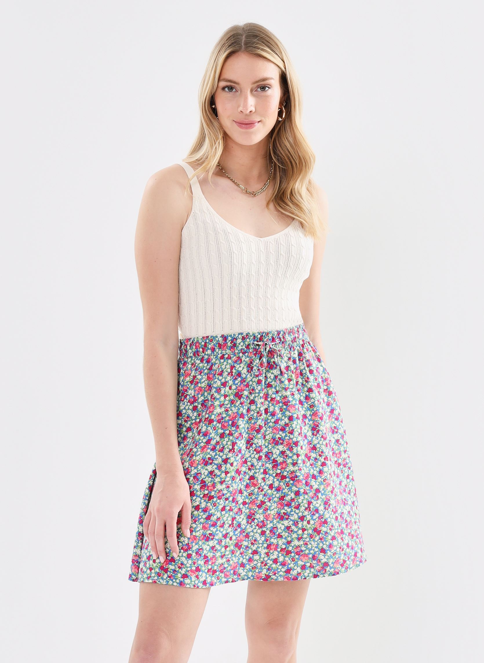 Gonne corte Bymmjoella Short Skirt 3 - donna multicolore B-Young Gonne corte Bymmjoella Short Skirt 3 - donna multicolore Palace Blue Ditsy Mix