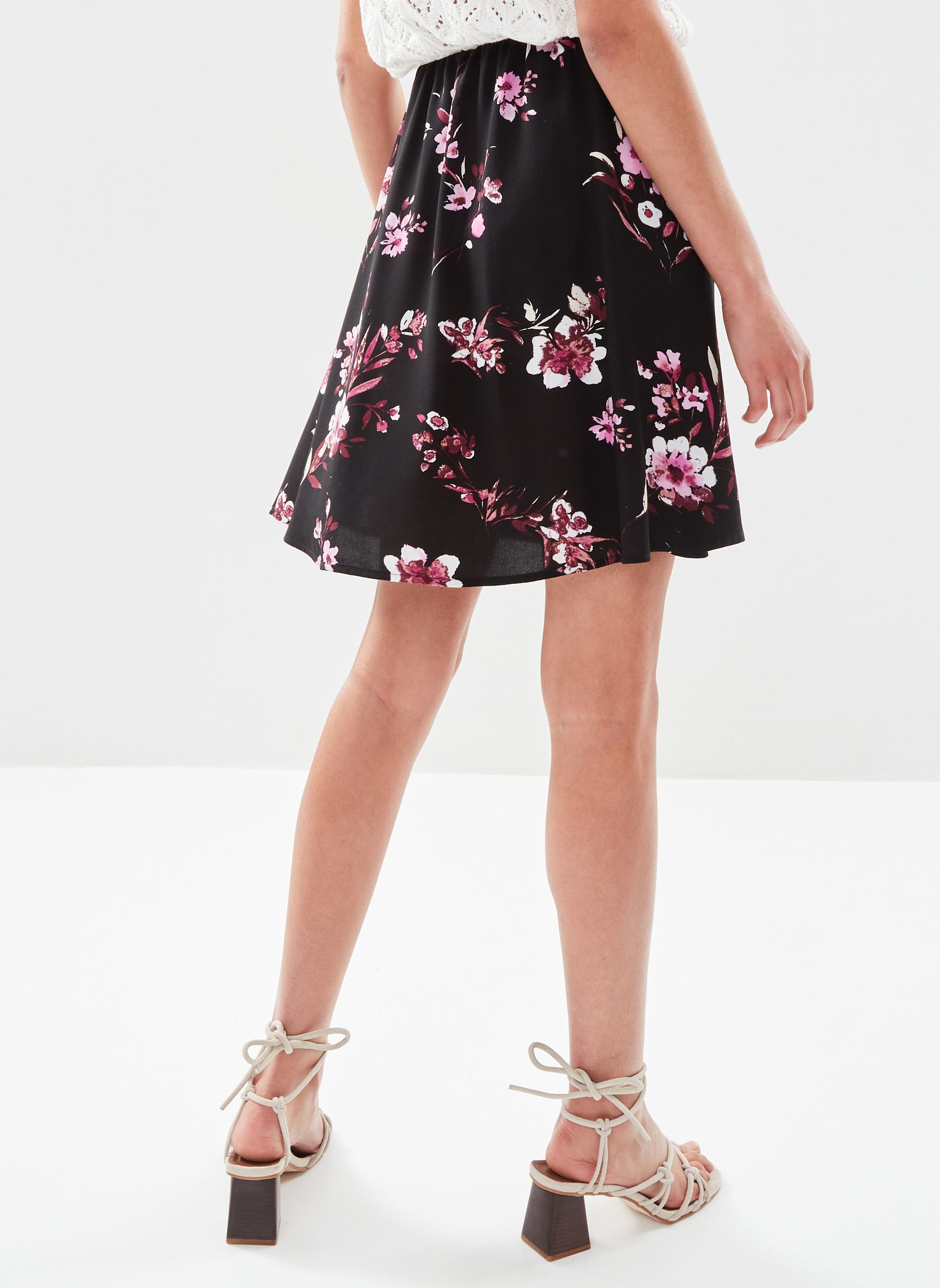Jupes courtes Bymmjoella Short Skirt 3 - femme multicolore B-Young Jupes courtes Bymmjoella Short Skirt 3 - femme multicolore Tawny Port Floral Mix