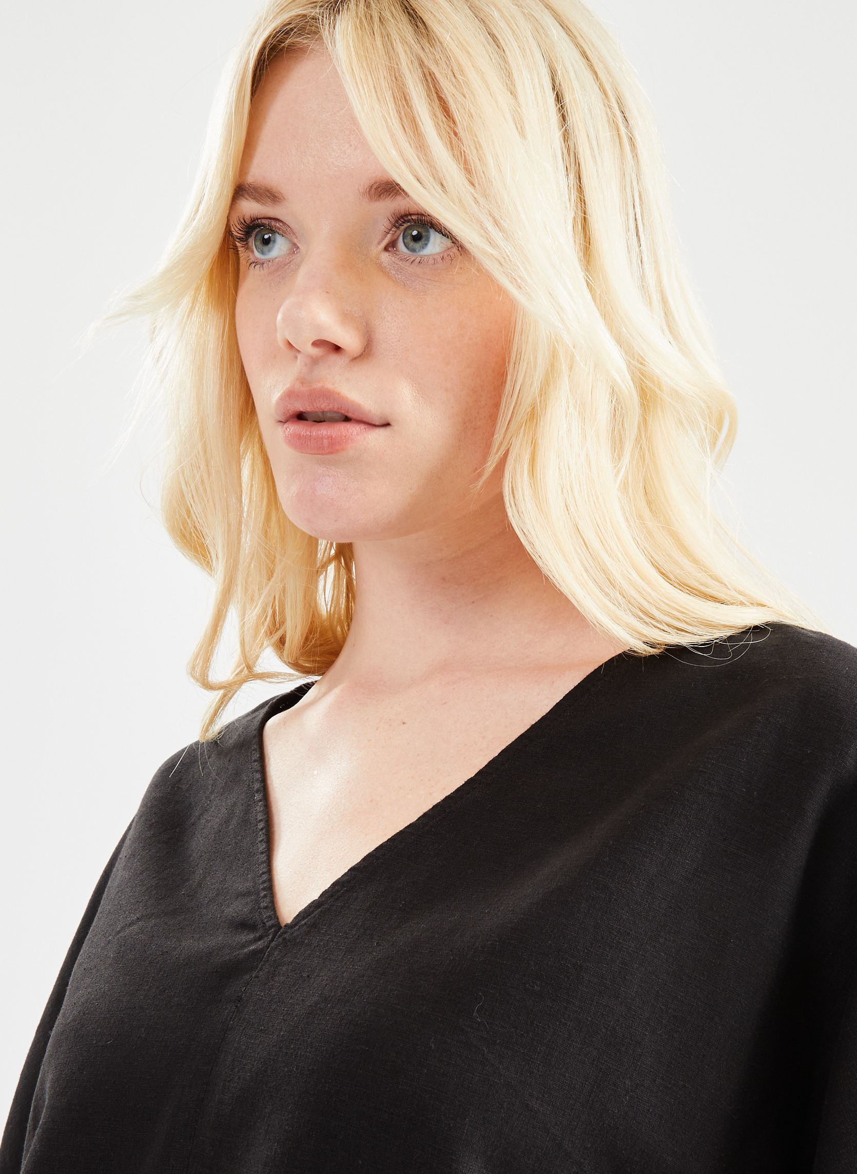Blouses manches courtes Byfalakka Vneck Blouse - femme noir B-Young Blouses manches courtes Byfalakka Vneck Blouse - femme noir Black