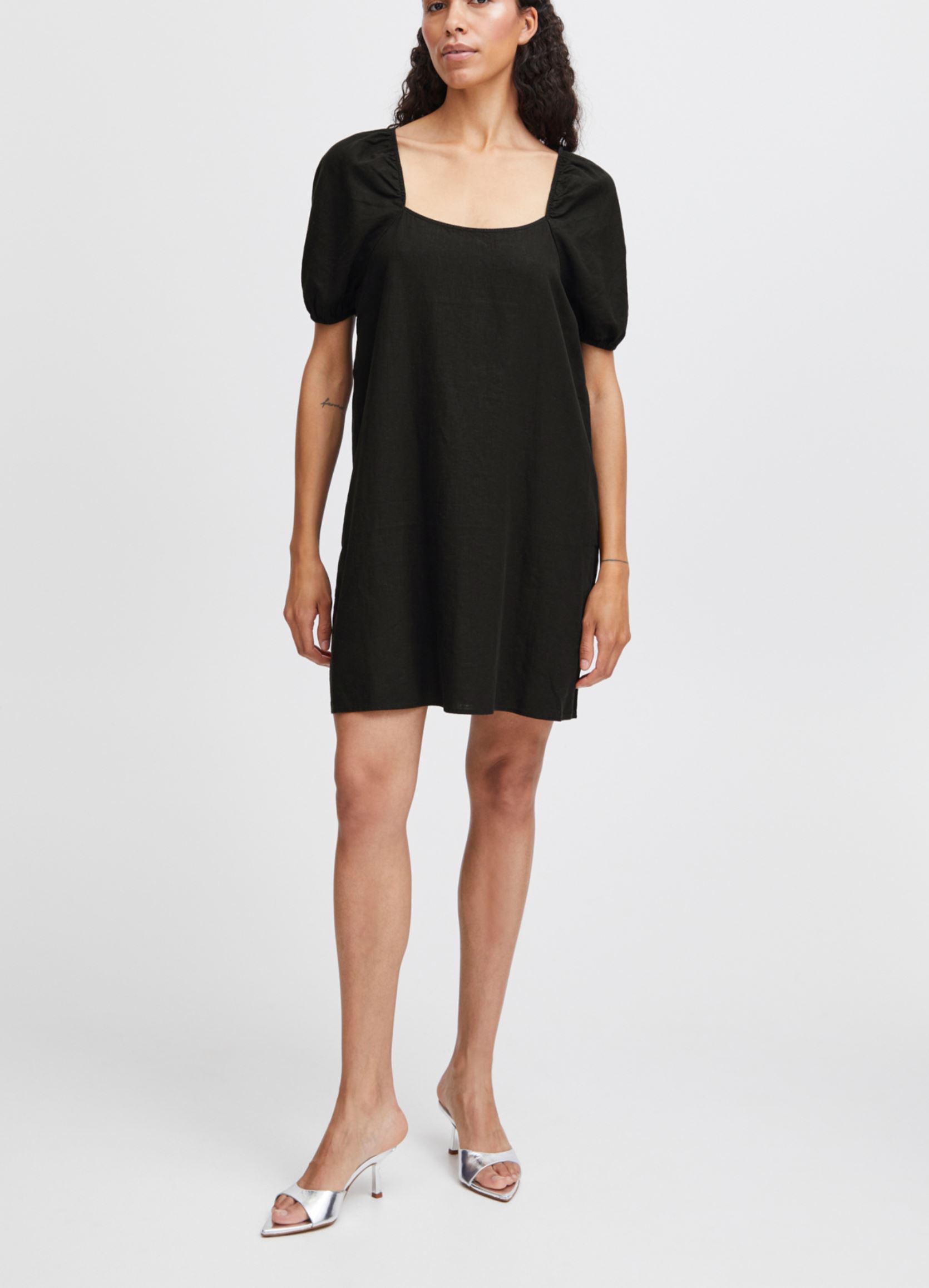 Robes Byfalakka Ss Dress - femme noir B-Young Robes Byfalakka Ss Dress - femme noir Black