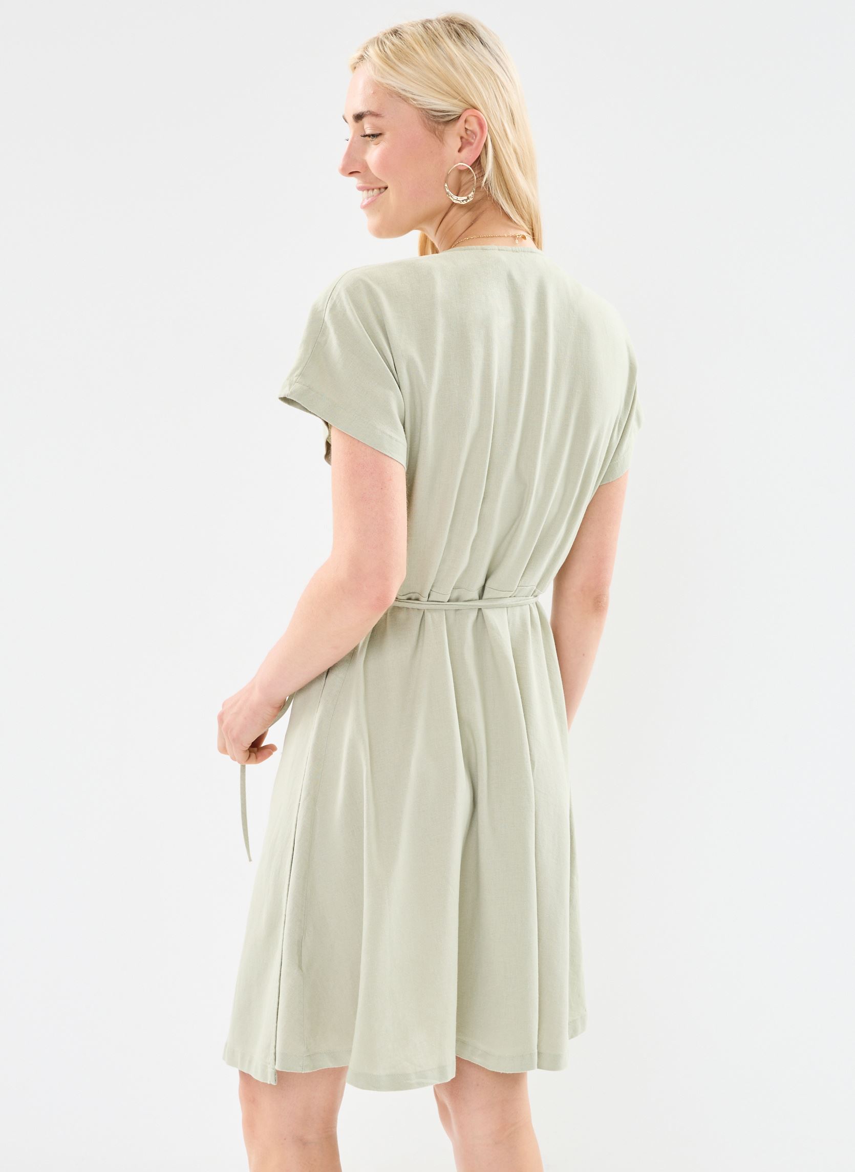 Abiti Byfalakka Wrap Dress - donna verde B-Young Abiti Byfalakka Wrap Dress - donna verde Tea