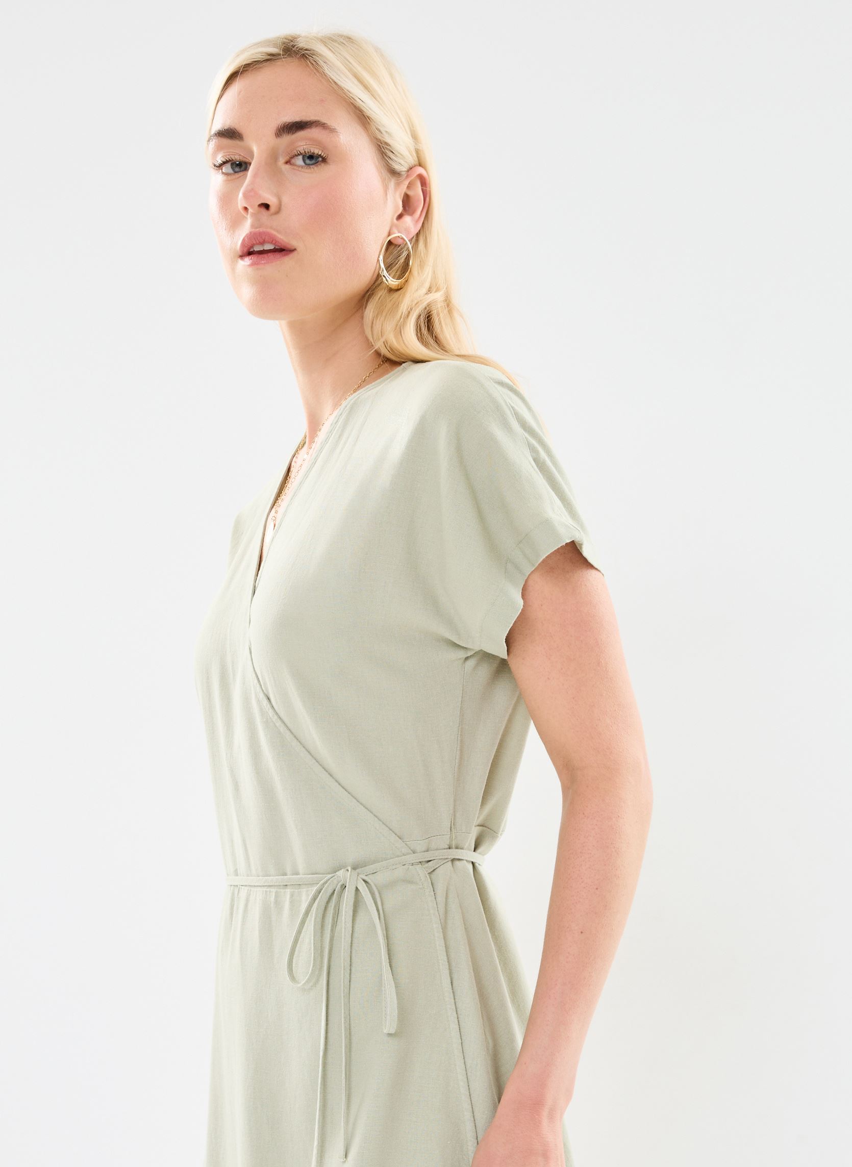 Abiti Byfalakka Wrap Dress - donna verde B-Young Abiti Byfalakka Wrap Dress - donna verde Tea
