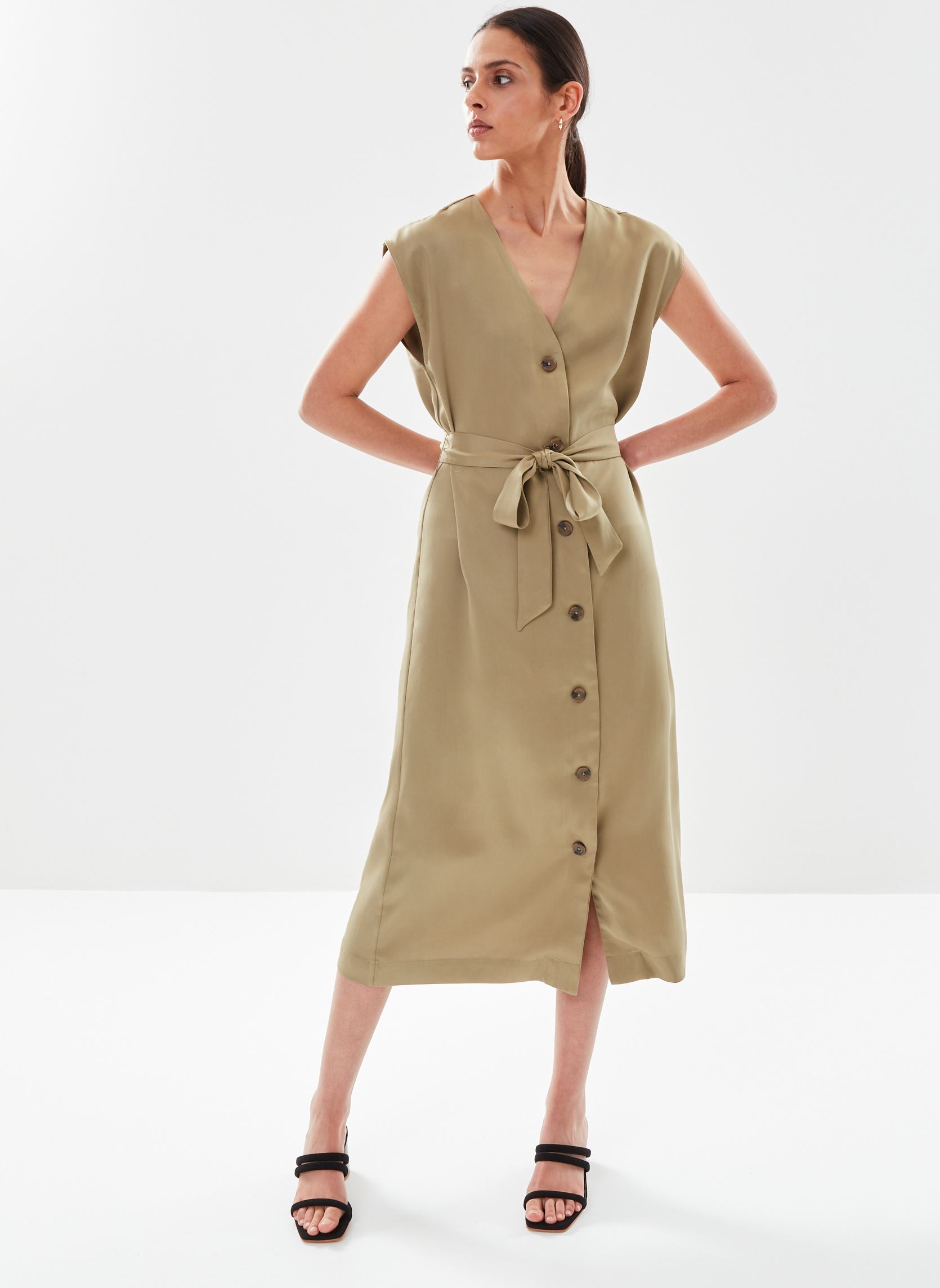 Vestidos Byilini Dress - mujer verde B-Young Vestidos Byilini Dress - mujer verde Aloe
