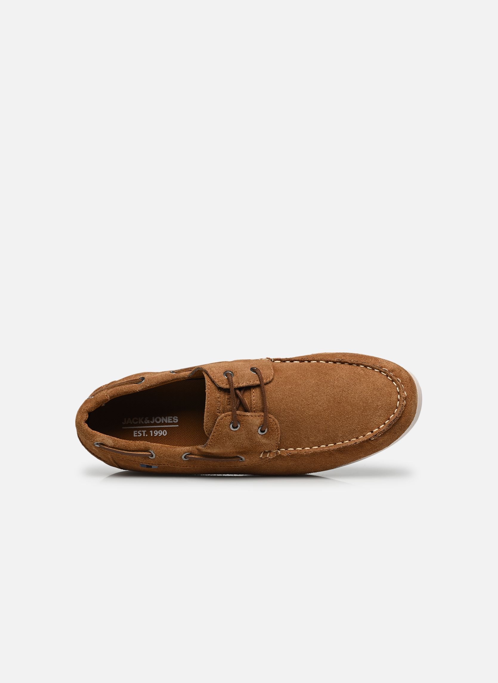 Bootschuhe JFWGOLDERS SUEDE BOAT SHOE herren braun Jack & Jones Bootschuhe JFWGOLDERS SUEDE BOAT SHOE herren braun Cognac