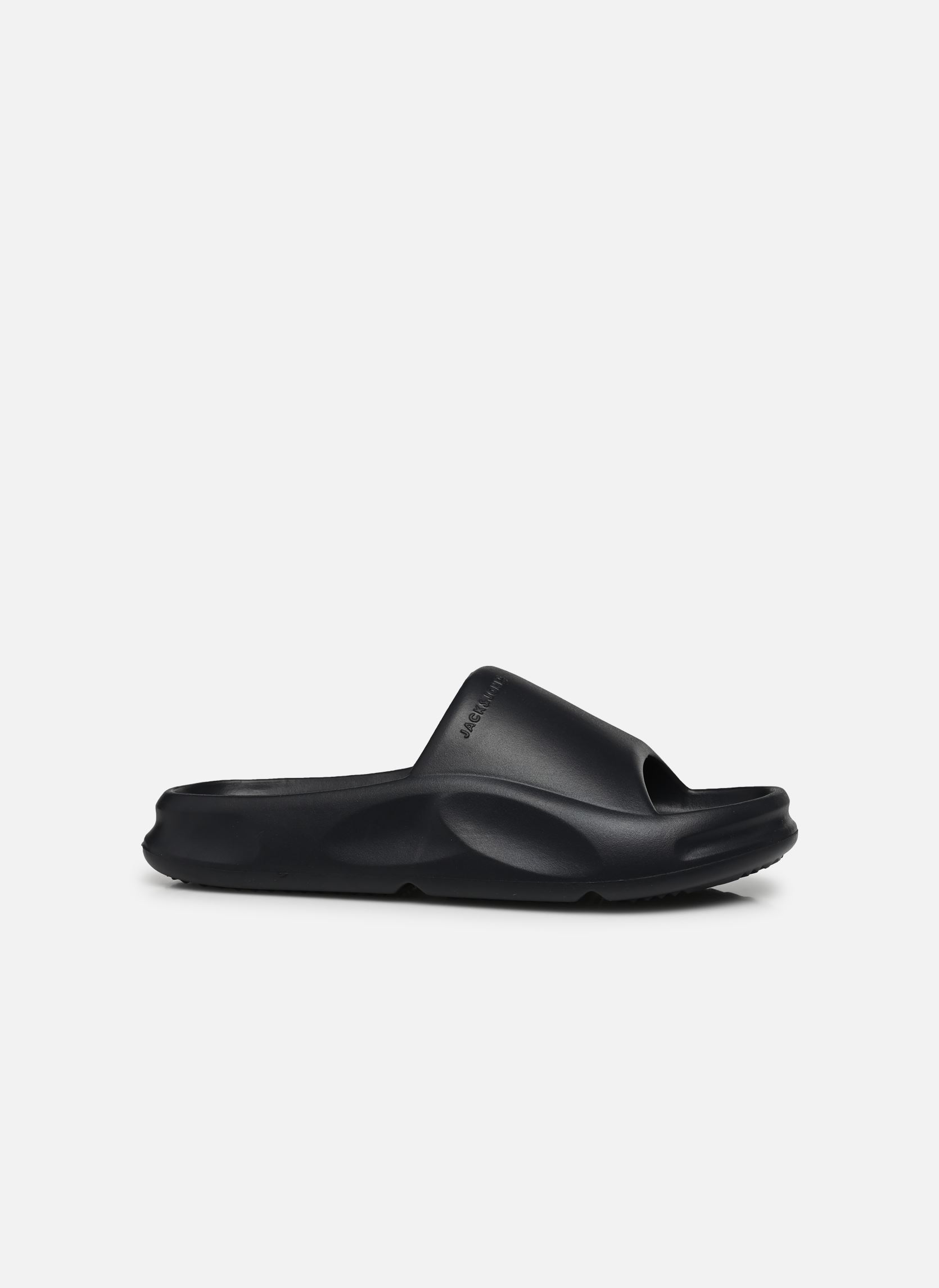 Mules JFWSTATUS MOULDED SLIDER SN homme gris Jack & Jones Mules JFWSTATUS MOULDED SLIDER SN homme gris Anthracite