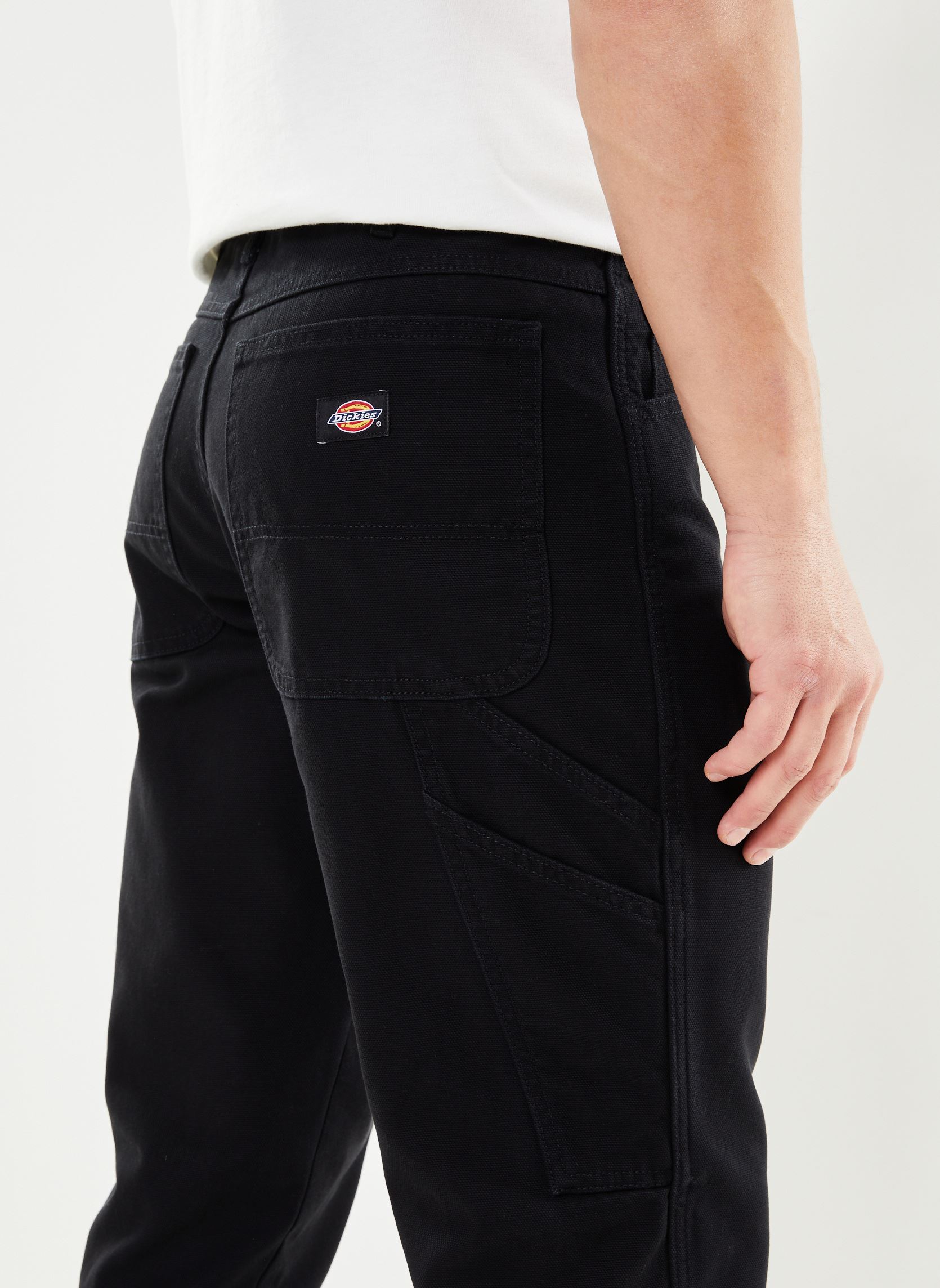 Pantalons chino Dickies duck Canvas carpenter pant homme noir Dickies Pantalons chino Dickies duck Canvas carpenter pant homme noir BLACK