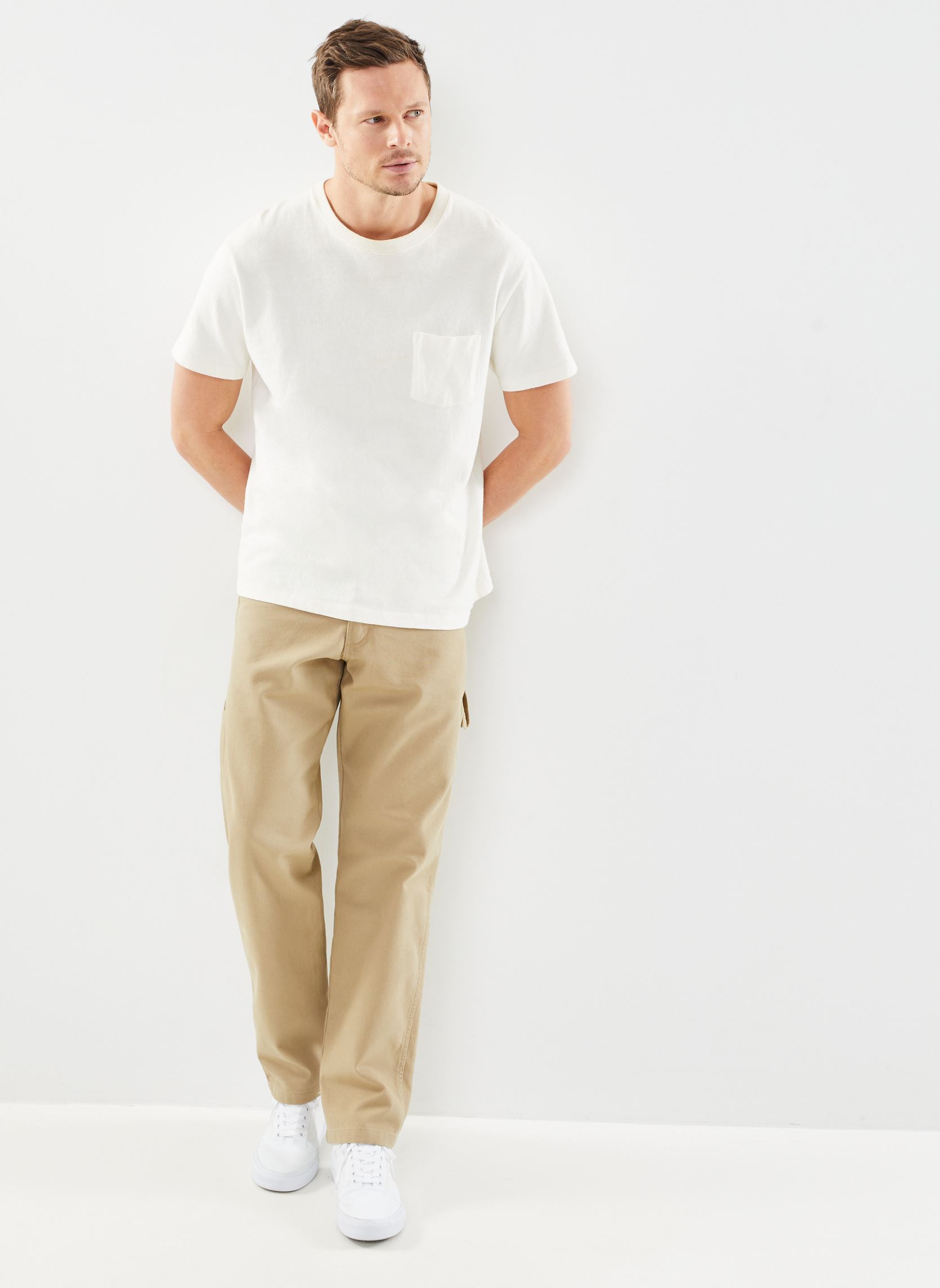 Chino-Hosen Dickies duck Canvas carpenter pant herren beige Dickies Chino-Hosen Dickies duck Canvas carpenter pant herren beige DESERT SAND