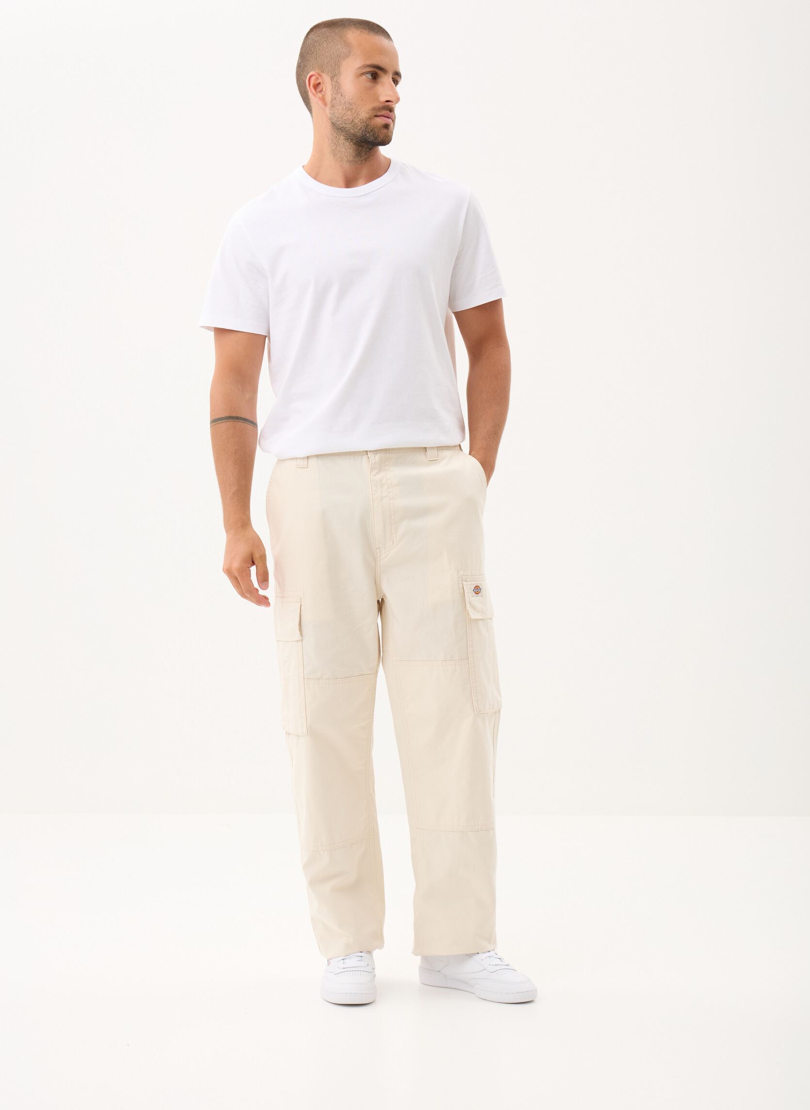 Pantalons droits Eagle Blend homme blanc Dickies Pantalons droits Eagle Blend homme blanc WHITECAP GRAY