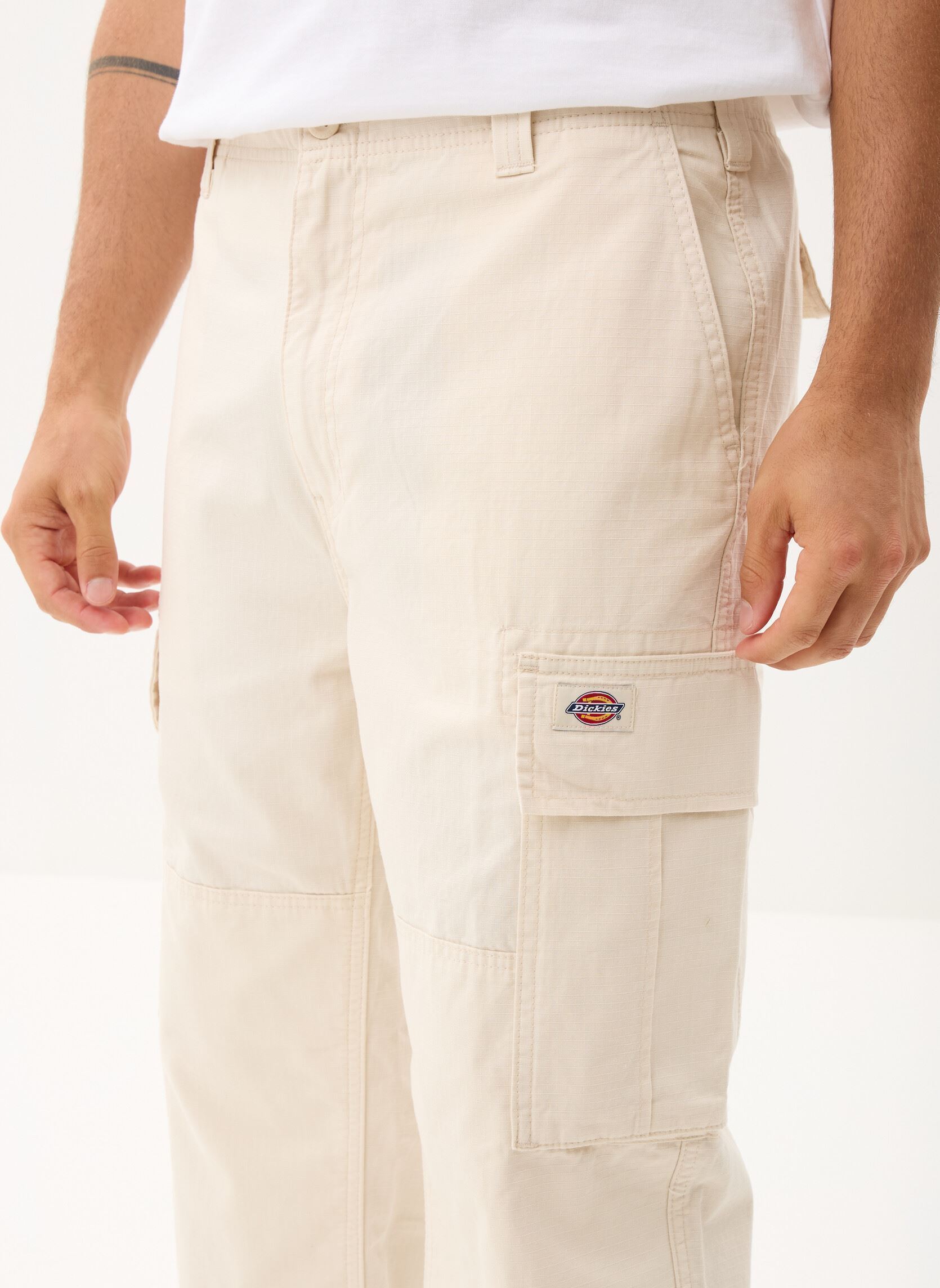 Pantalons droits Eagle Blend homme blanc Dickies Pantalons droits Eagle Blend homme blanc WHITECAP GRAY