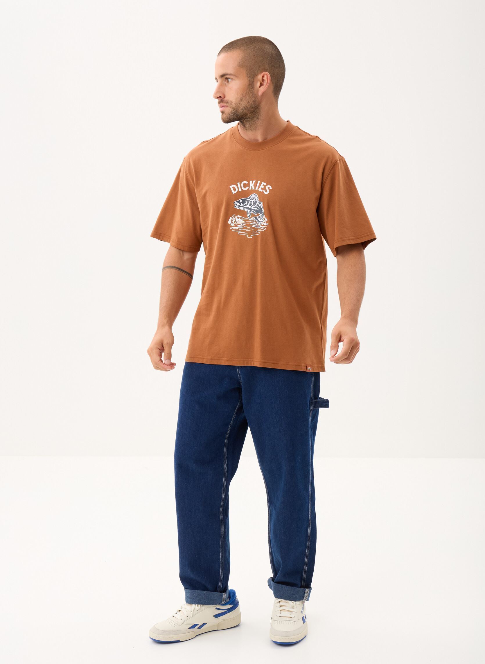 Kurzarm-T-Shirts Dumfries Tee SS herren orange Dickies Kurzarm-T-Shirts Dumfries Tee SS herren orange MOCHA BISQUE