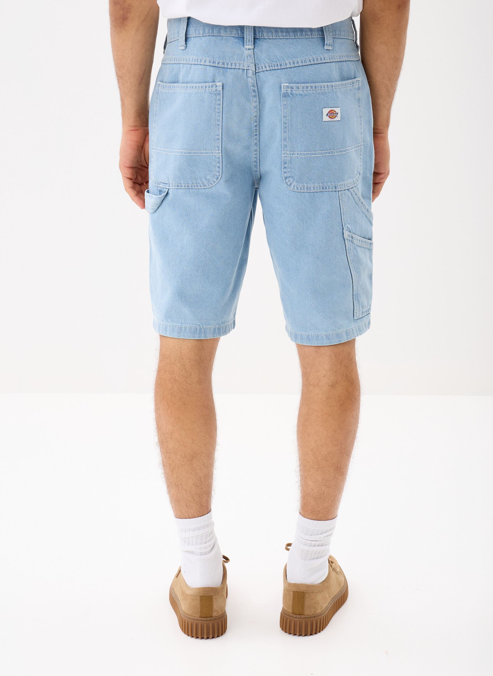 Pantaloncini Garyville Denim short uomo blu Dickies Pantaloncini Garyville Denim short uomo blu Vntg Blue