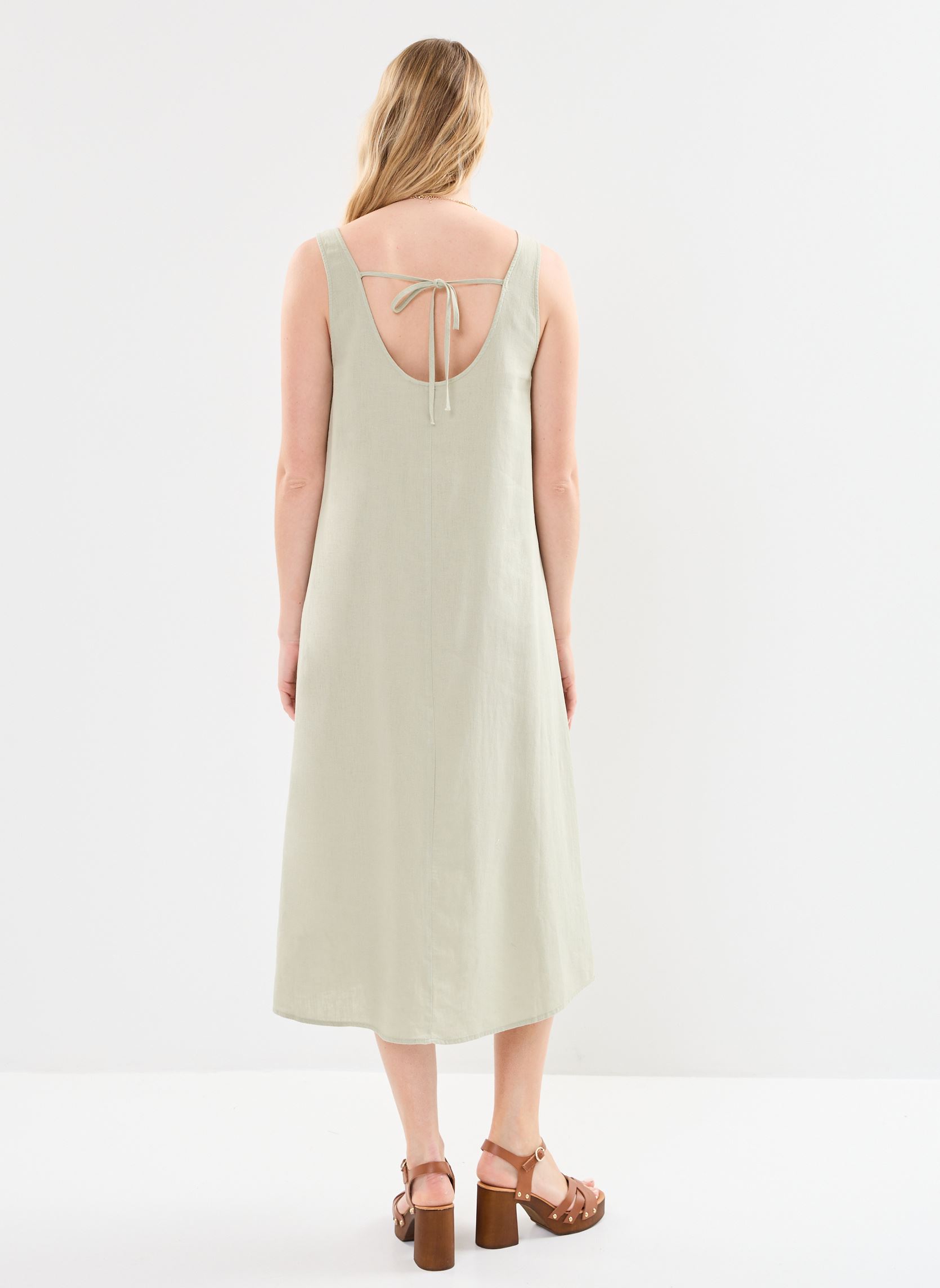 Robes Byfalakka Strap Dress - femme vert B-Young Robes Byfalakka Strap Dress - femme vert Tea