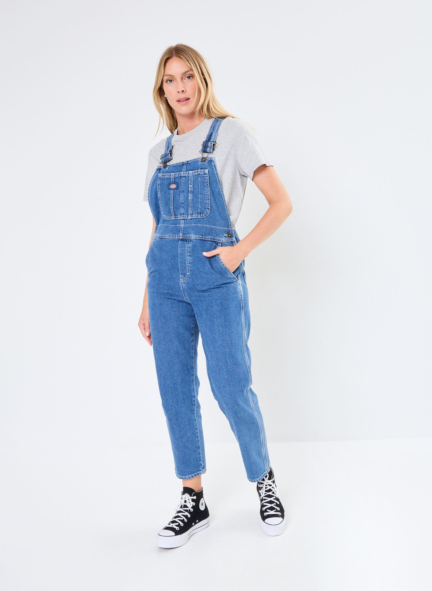 Salopettes Dickies Classic Denim Bib W femme bleu Dickies Salopettes Dickies Classic Denim Bib W femme bleu CLASSIC BLUE