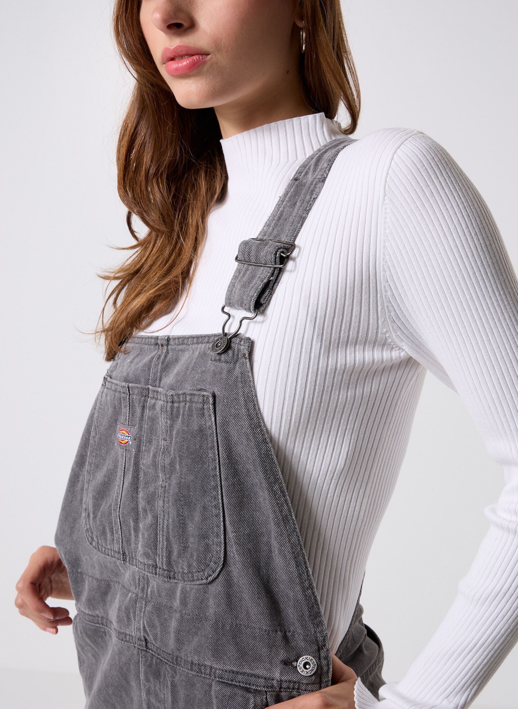 Petos Dickies Classic Denim Bib W mujer gris Dickies Petos Dickies Classic Denim Bib W mujer gris GREY WASH TINTED