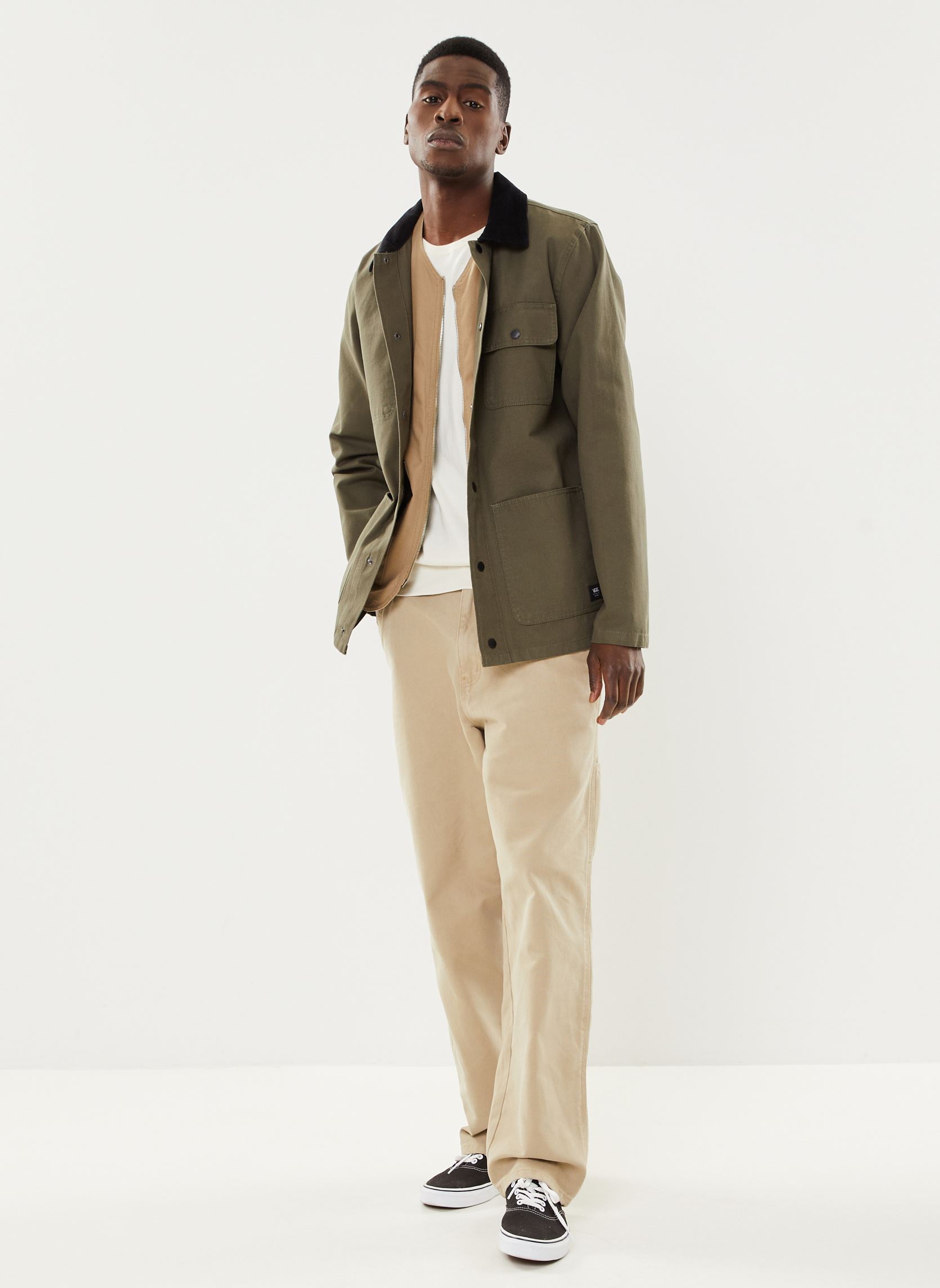 Pantalones rectos Dickies Duck Canvas Pant W mujer beige Dickies Pantalones rectos Dickies Duck Canvas Pant W mujer beige DESERT SAND