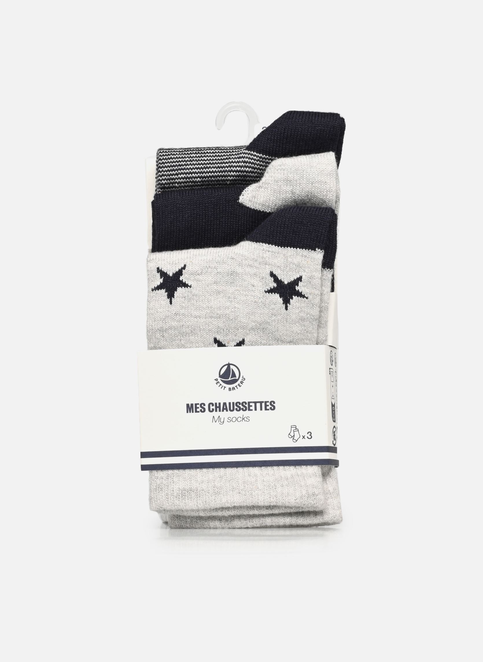 Socken Chaussettes X3 A0A75 jungen mehrfarbig Petit Bateau Socken Chaussettes X3 A0A75 jungen mehrfarbig VARIANTE 1