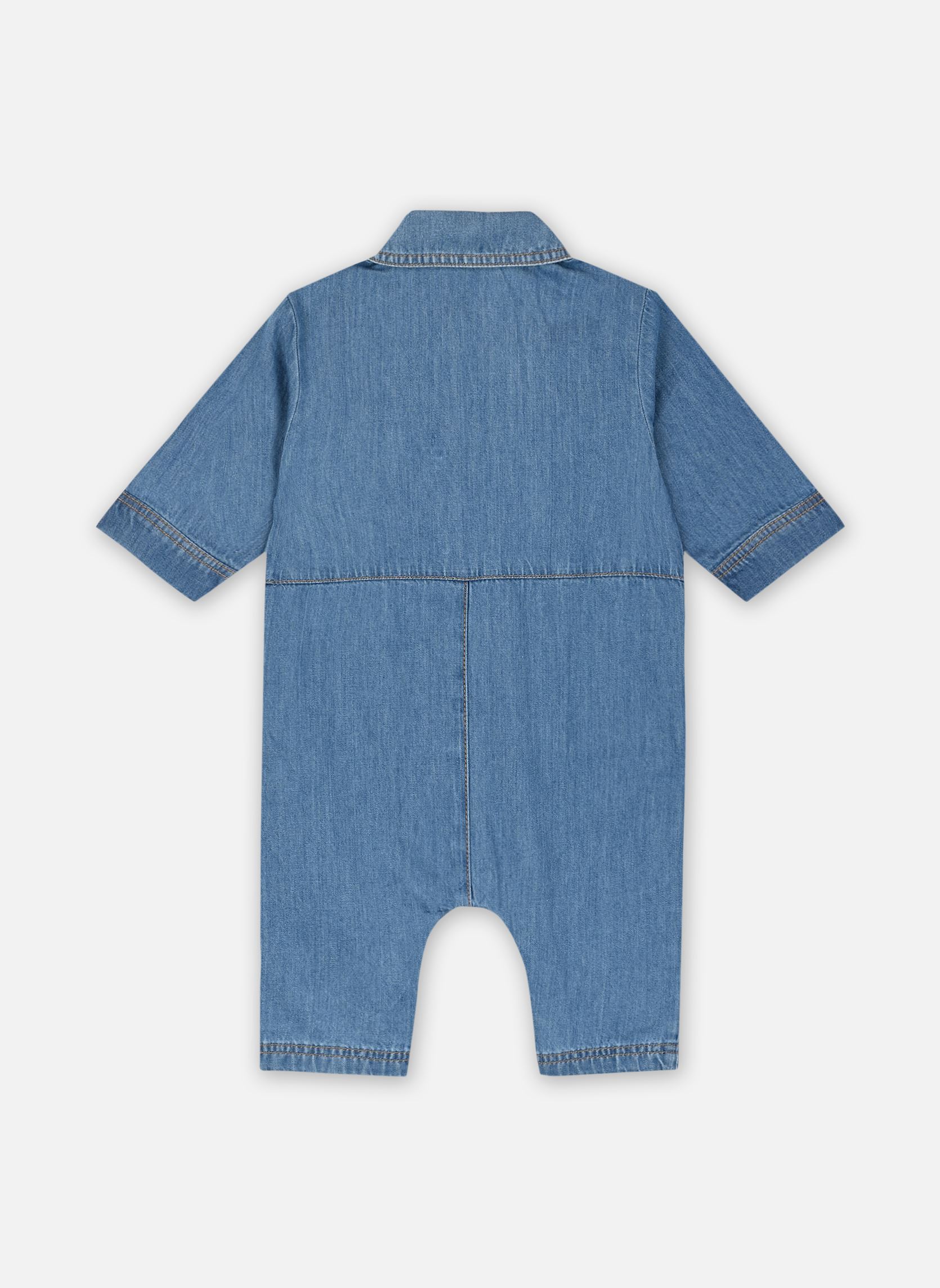 Salopettes Matin garçon bleu Petit Bateau Salopettes Matin garçon bleu DENIM CLAIR