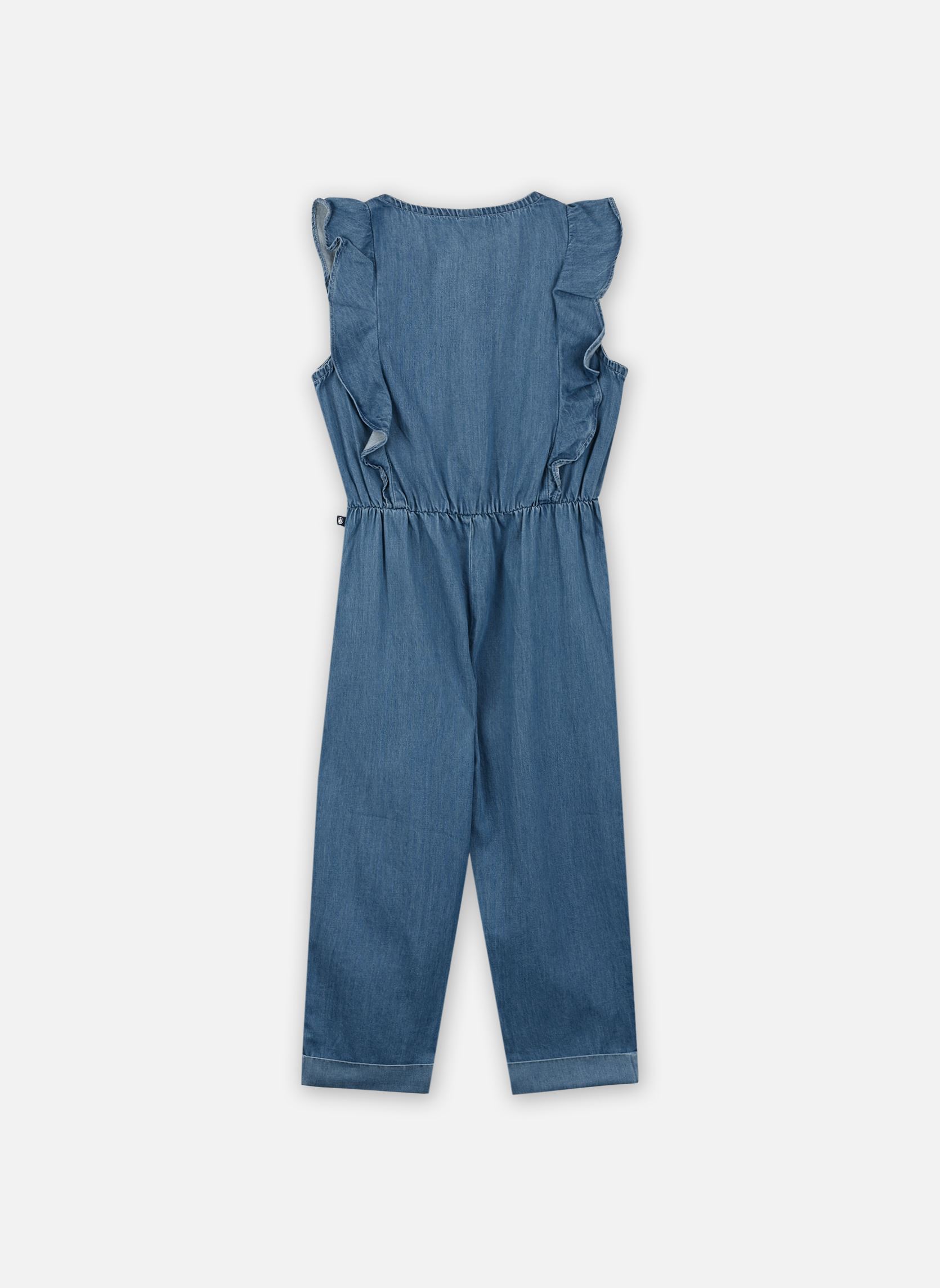 Combinaisons Maxa fille bleu Petit Bateau Combinaisons Maxa fille bleu DENIM CLAIR