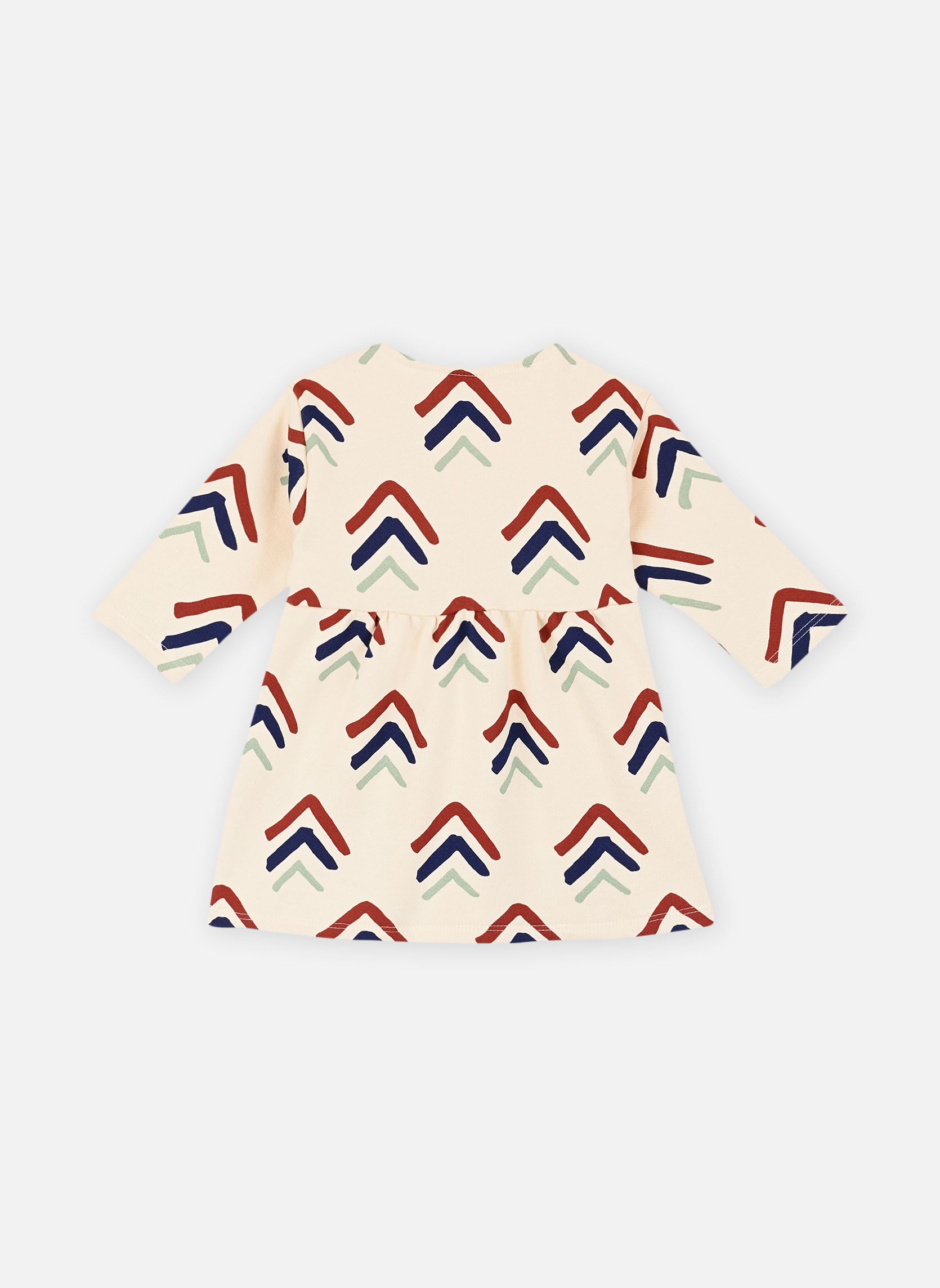 Abiti Magnifique bambina bianco Petit Bateau Abiti Magnifique bambina bianco Avalanche/Multico