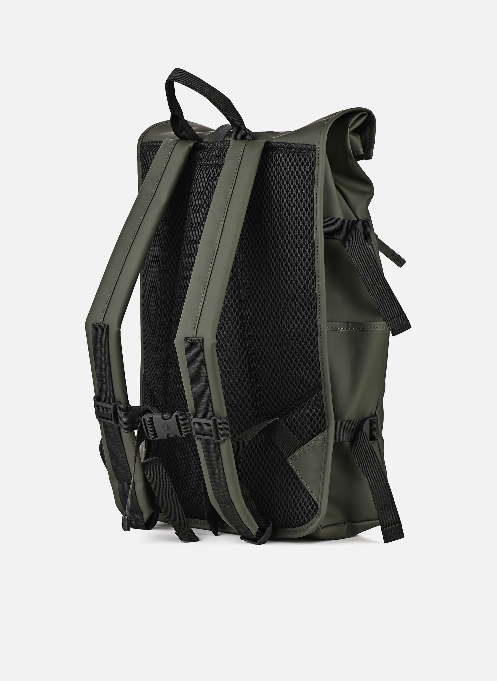 Sacs à dos Rolltop Rucksack Large vert Rains Sacs à dos Rolltop Rucksack Large vert Green