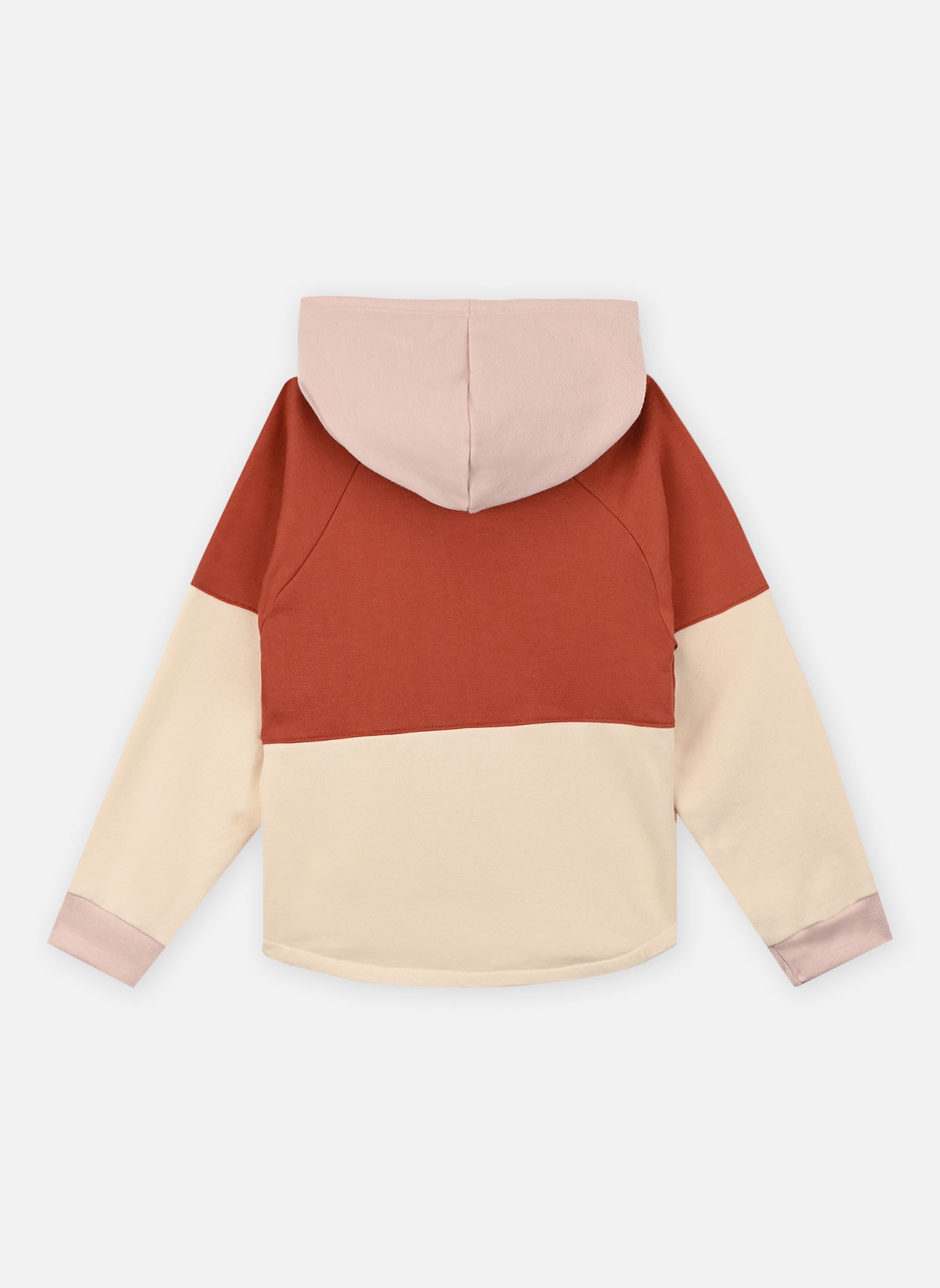 Sweats à capuche Monique fille orange Petit Bateau Sweats à capuche Monique fille orange FAMEUX/MULTICO