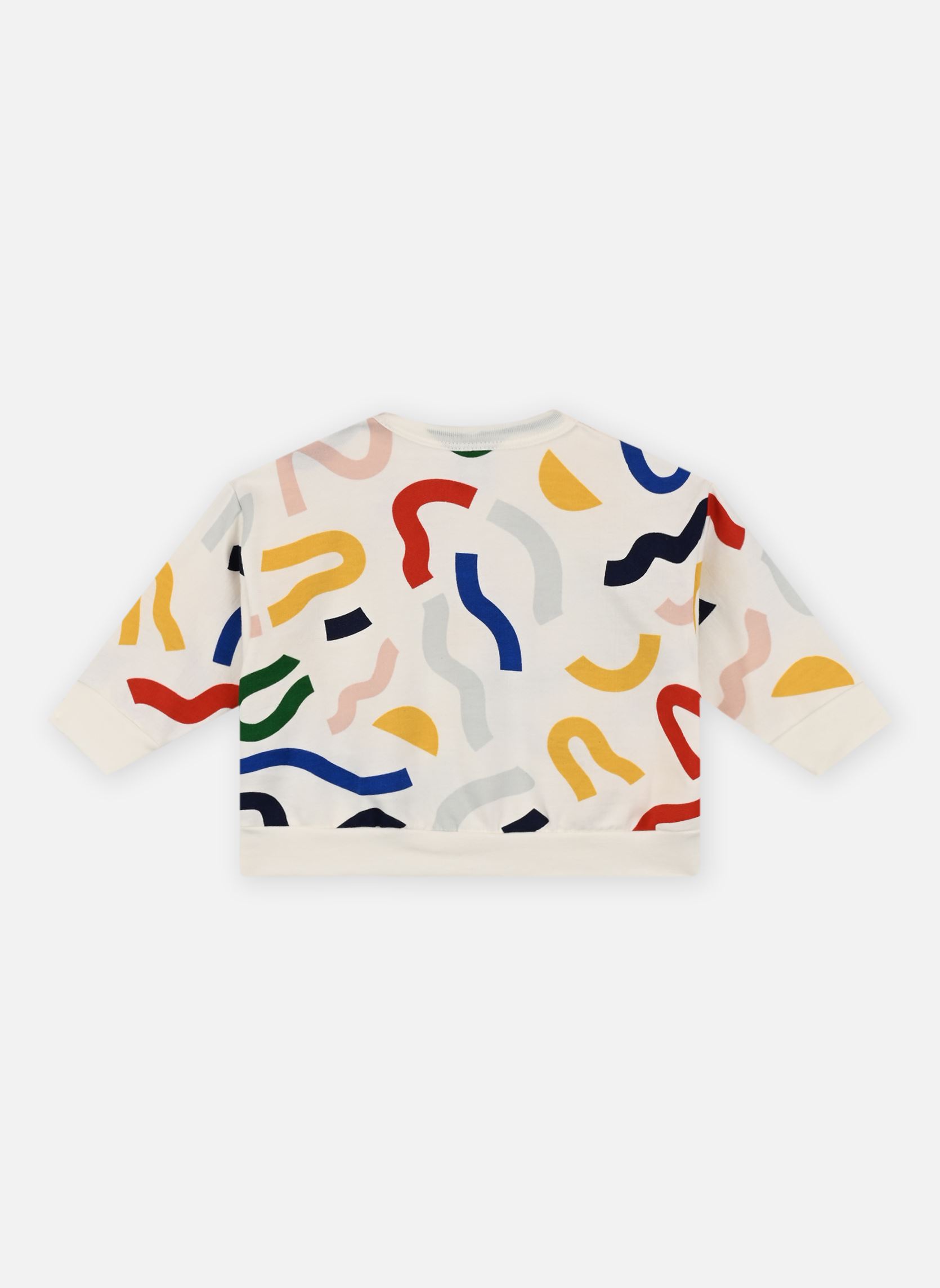 Sweats Medaille garçon blanc Petit Bateau Sweats Medaille garçon blanc MARSHMALLOW/MULTICO