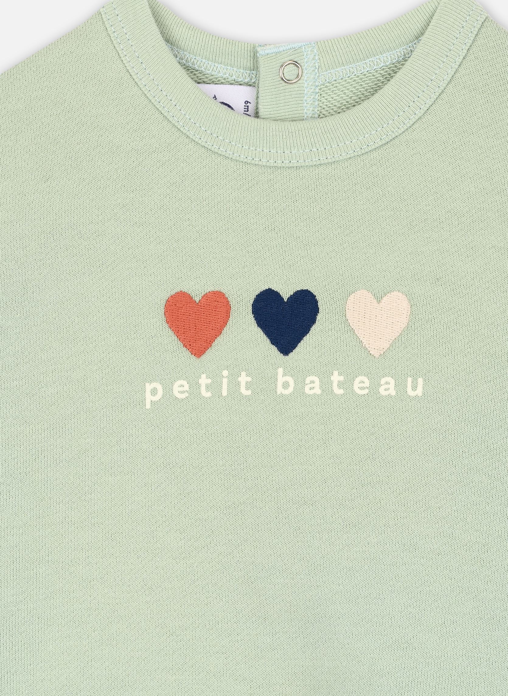 Sweats Medidi garçon vert Petit Bateau Sweats Medidi garçon vert HERBIER
