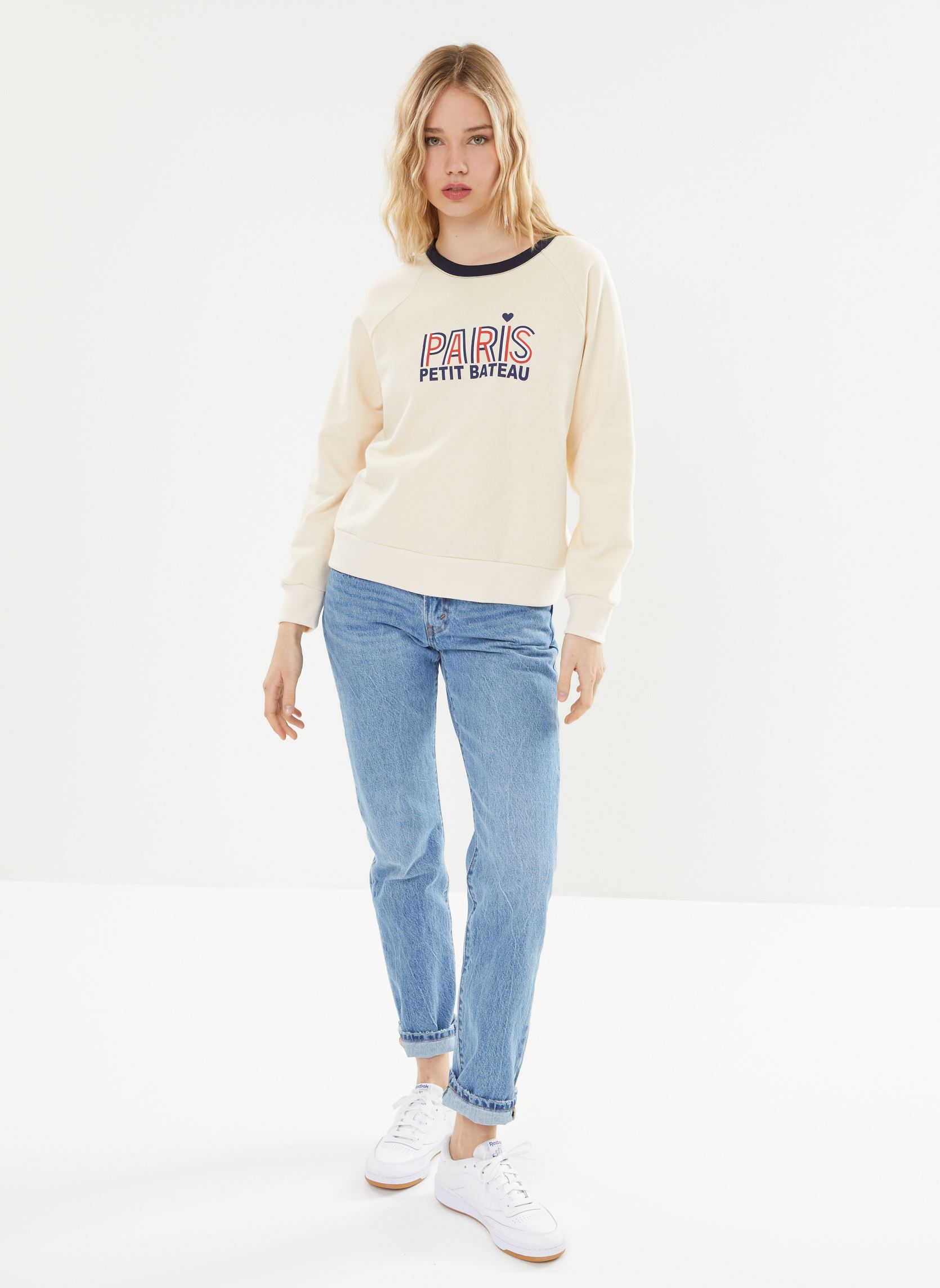 Hoodies Mustang dames beige Petit Bateau Hoodies Mustang dames beige Avalanche