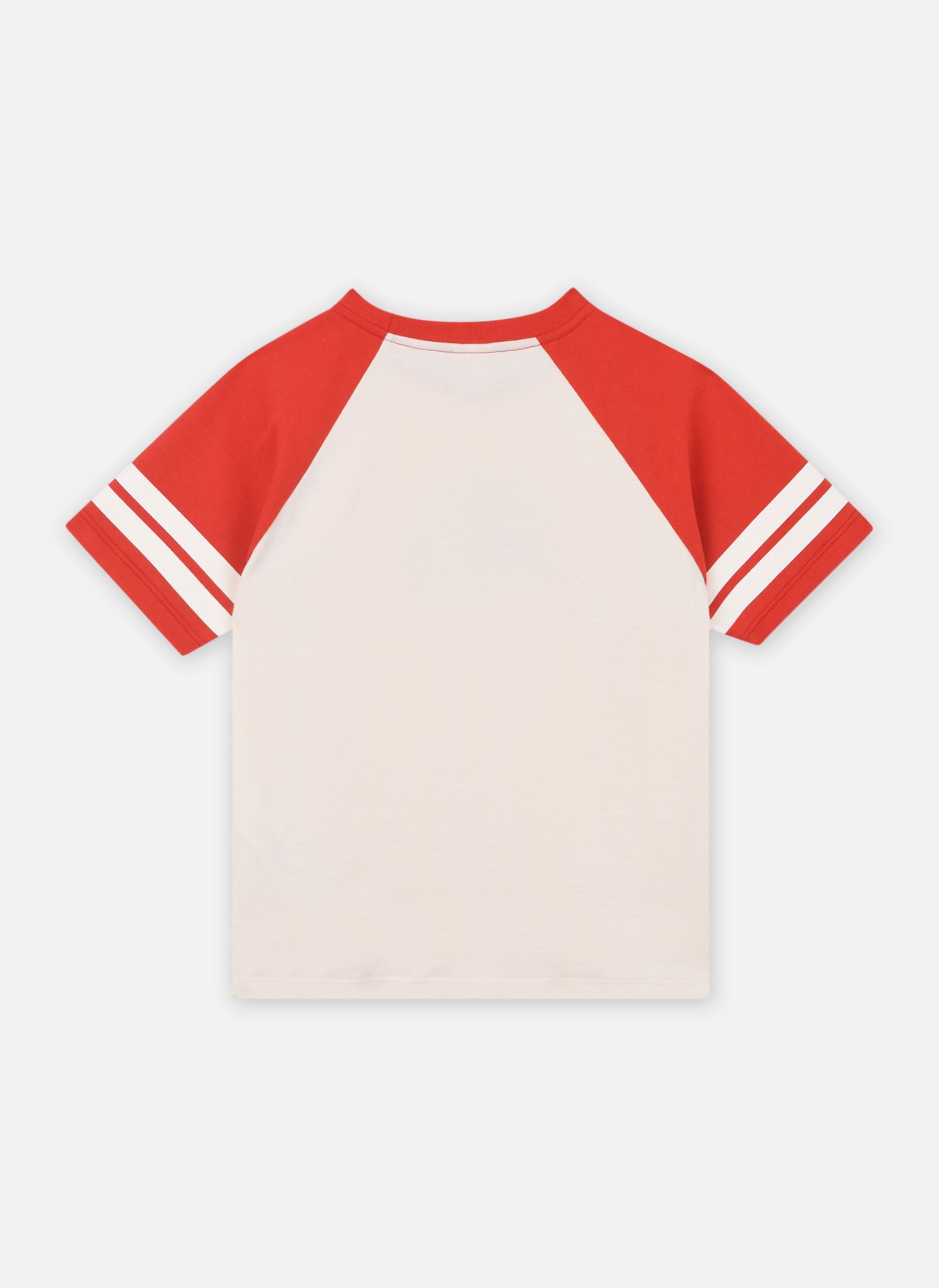 Tee-shirts manches courtes Mayo garçon blanc Petit Bateau Tee-shirts manches courtes Mayo garçon blanc Avalanche/Aurora