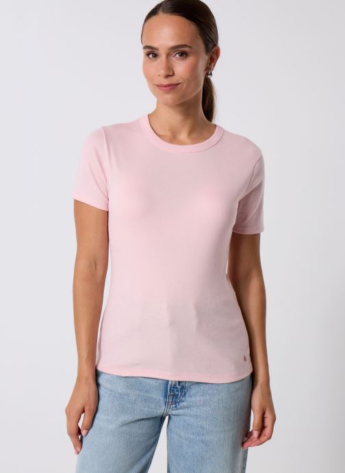 Petit Bateau Tee-shirts manches courtes T-shirt l'iconique manches courtes col r femme rose