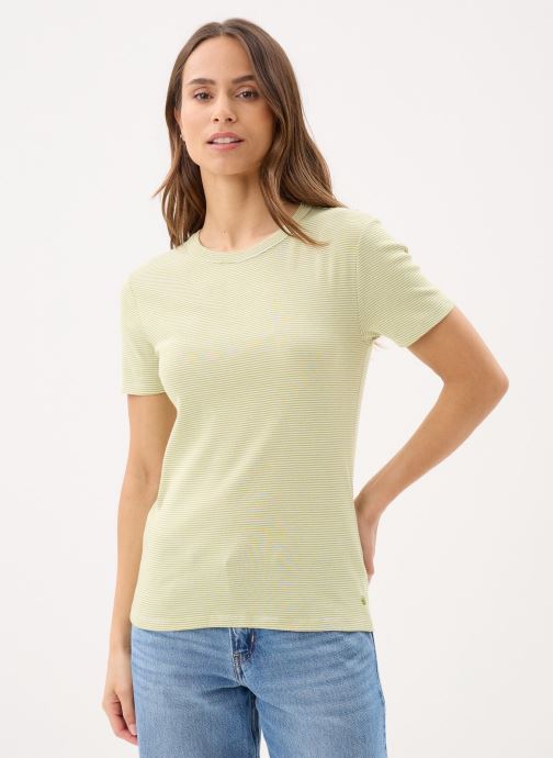 Petit Bateau Kurzarm-T-Shirts T-shirt l'iconique manches courtes col r damen grün