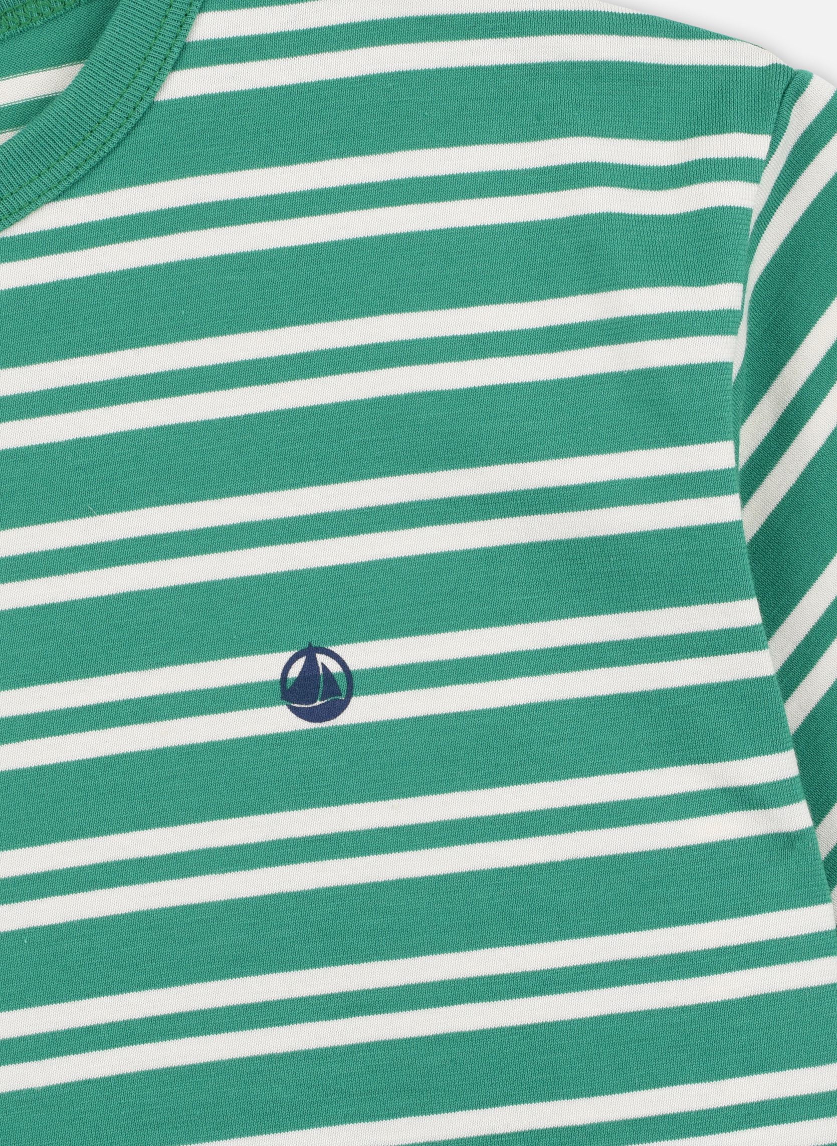 T-shirt a maniche corte Marcel bambino verde Petit Bateau T-shirt a maniche corte Marcel bambino verde Prado/Avalanche