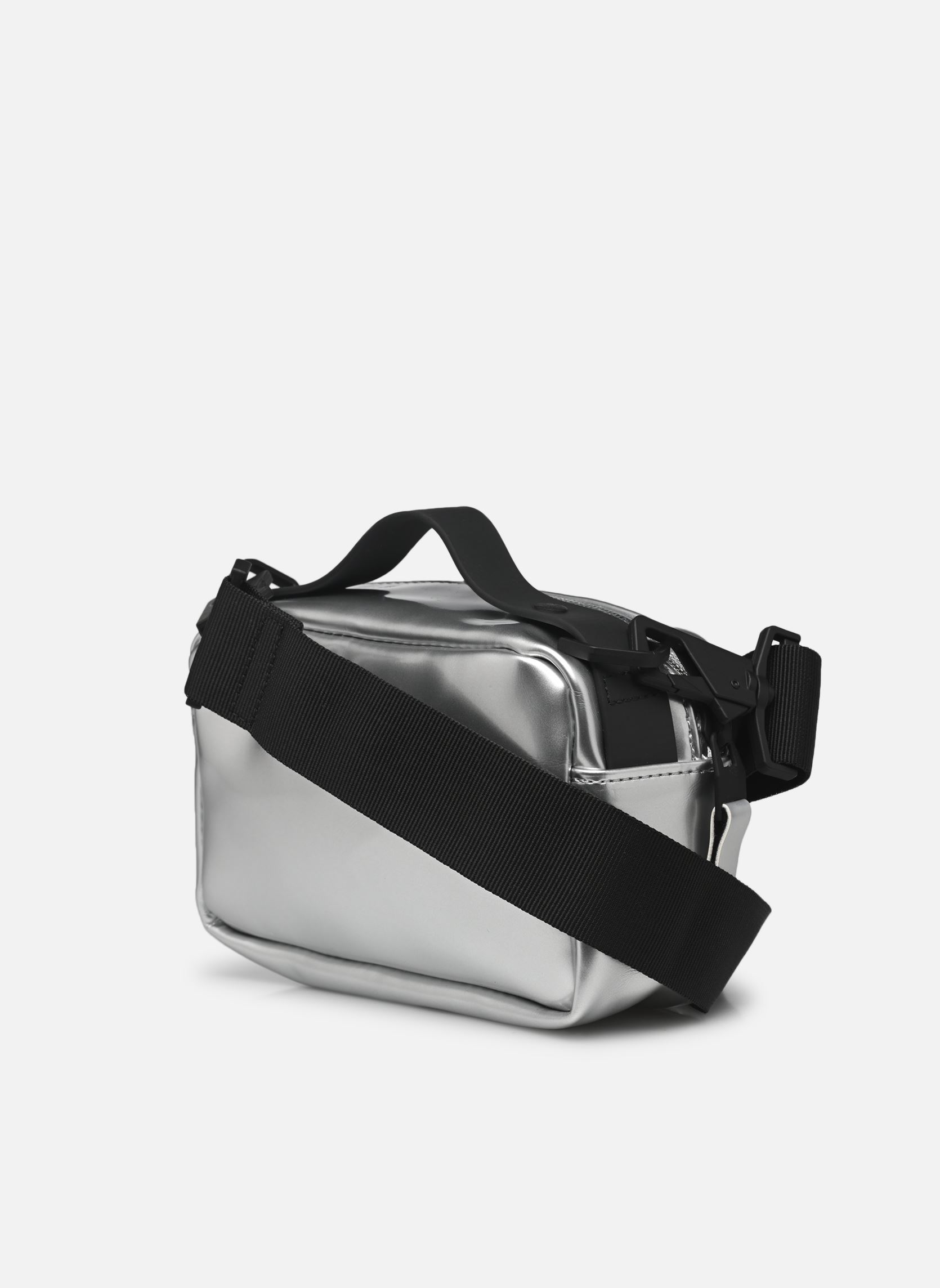 Schoudertassen Box Bag Micro W3 zilver Rains Schoudertassen Box Bag Micro W3 zilver MIRROR