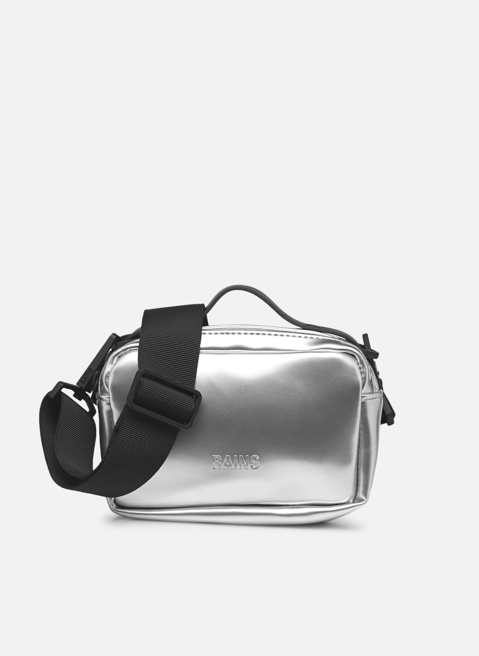 Schoudertassen Box Bag Micro W3 zilver Rains Schoudertassen Box Bag Micro W3 zilver MIRROR