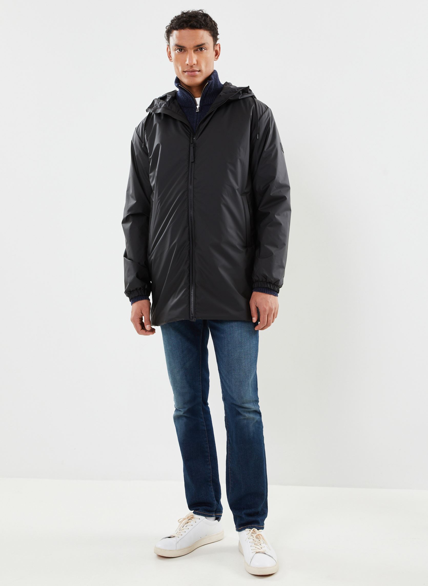 Parkas Lohja Long Insulated Jacket homme noir Rains Parkas Lohja Long Insulated Jacket homme noir BLACK