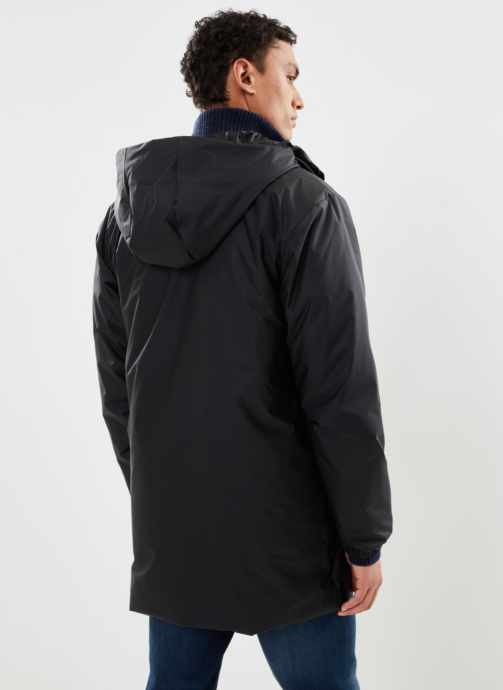 Parkas Lohja Long Insulated Jacket homme noir Rains Parkas Lohja Long Insulated Jacket homme noir BLACK