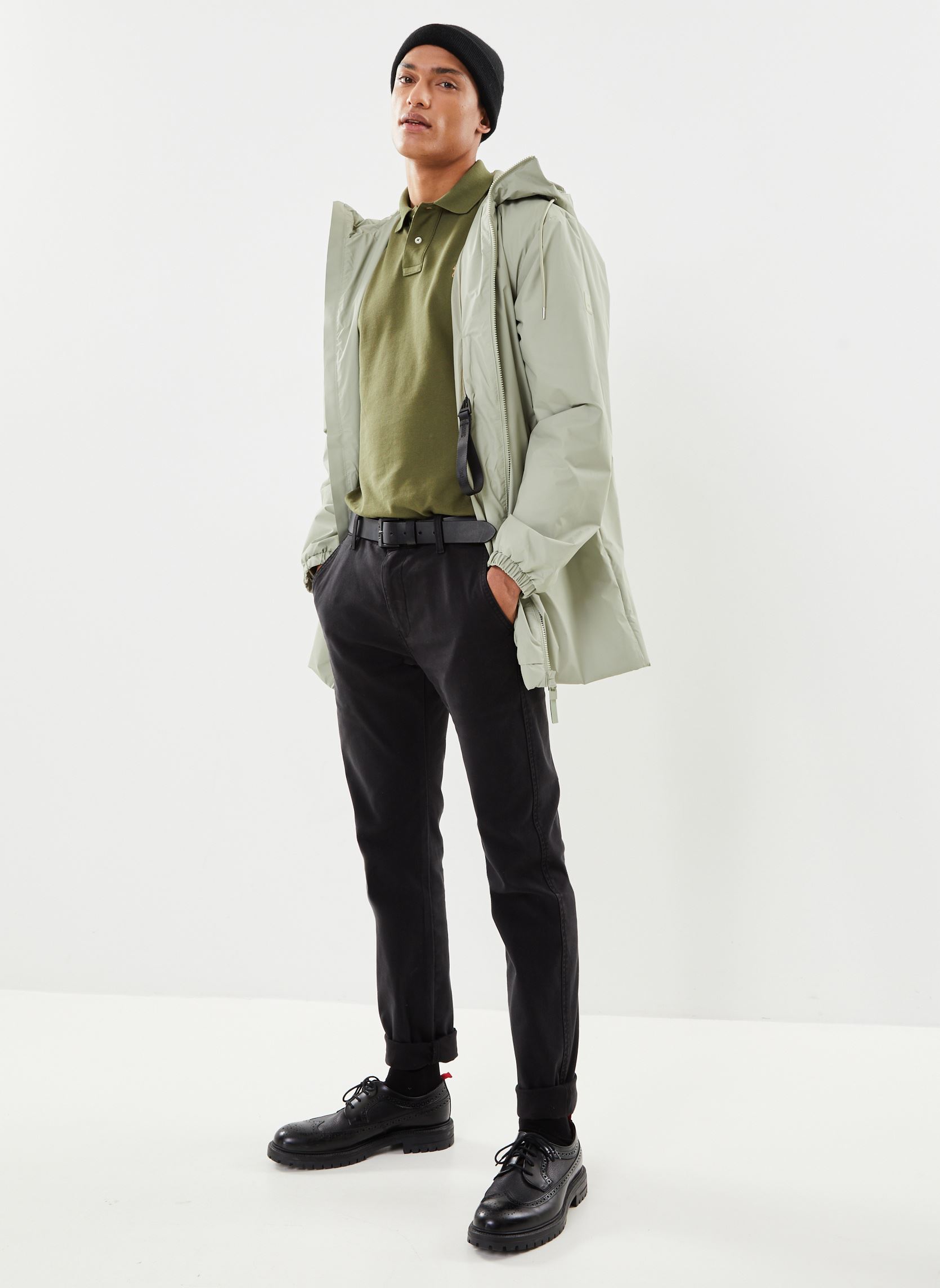 Parkas Lohja Long Insulated Jacket homme vert Rains Parkas Lohja Long Insulated Jacket homme vert EARTH
