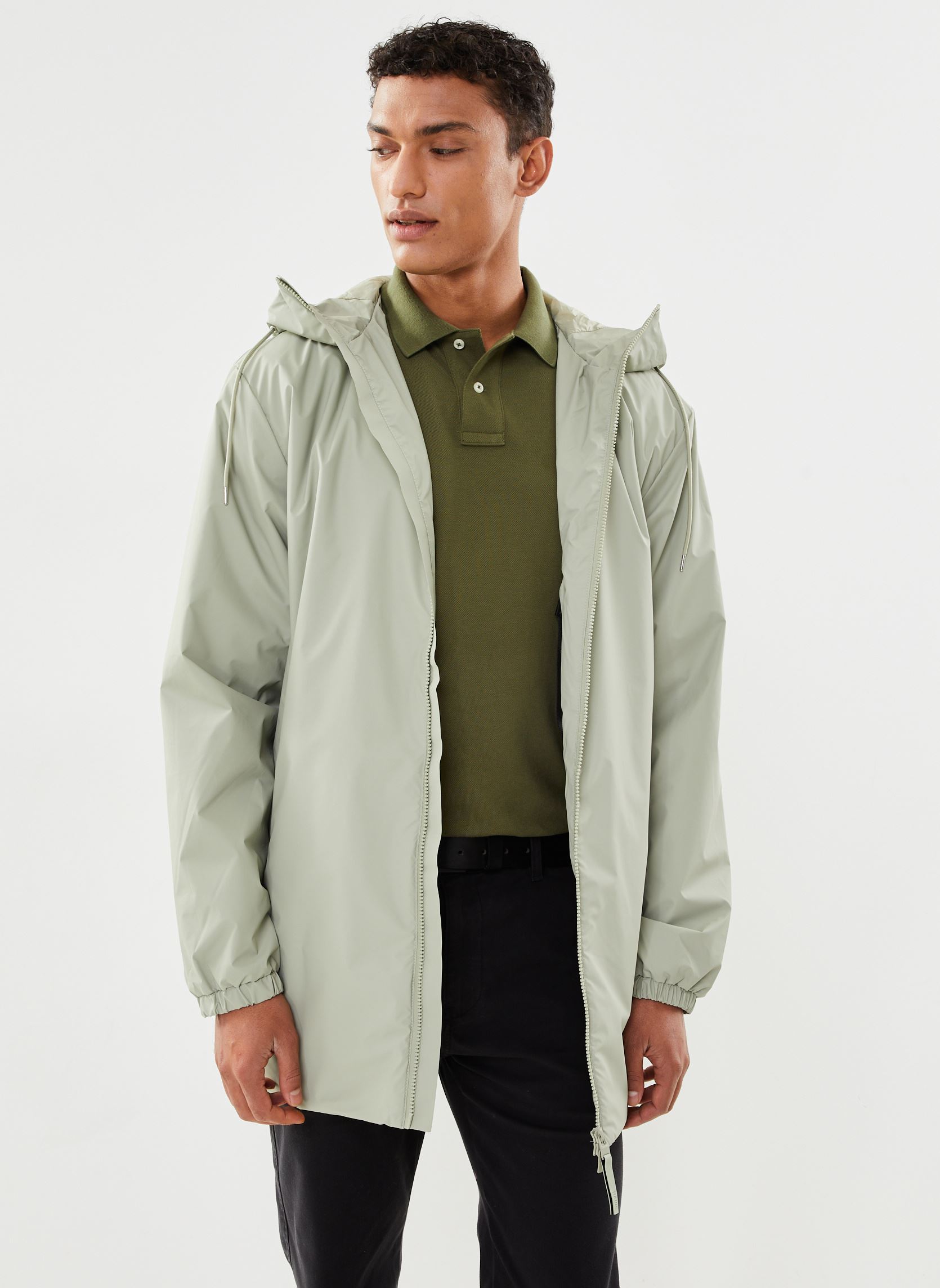 Parkas Lohja Long Insulated Jacket homme vert Rains Parkas Lohja Long Insulated Jacket homme vert EARTH