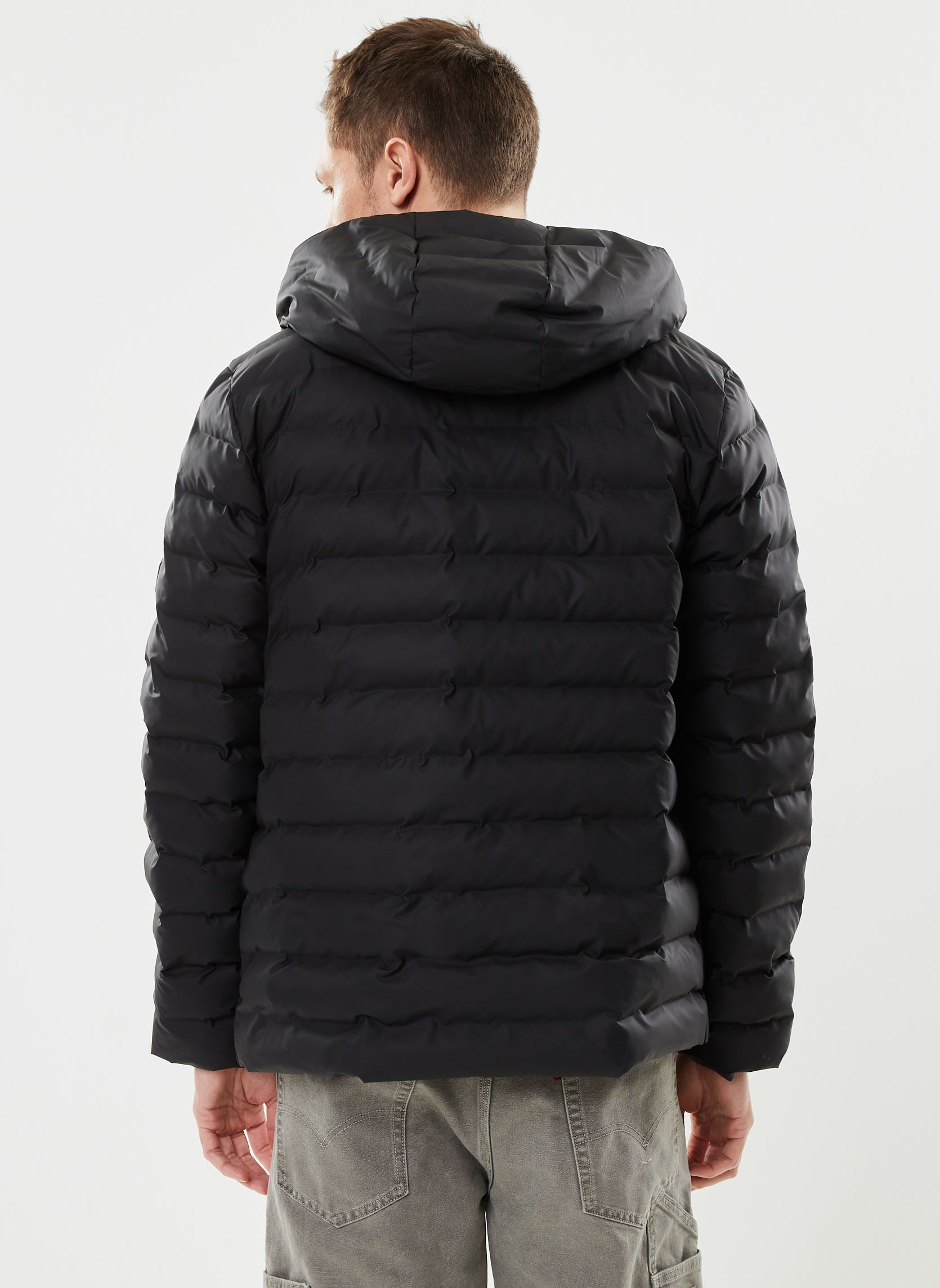 Gewatteerde jassen Lohja Puffer Jacket heren zwart Rains Gewatteerde jassen Lohja Puffer Jacket heren zwart BLACK