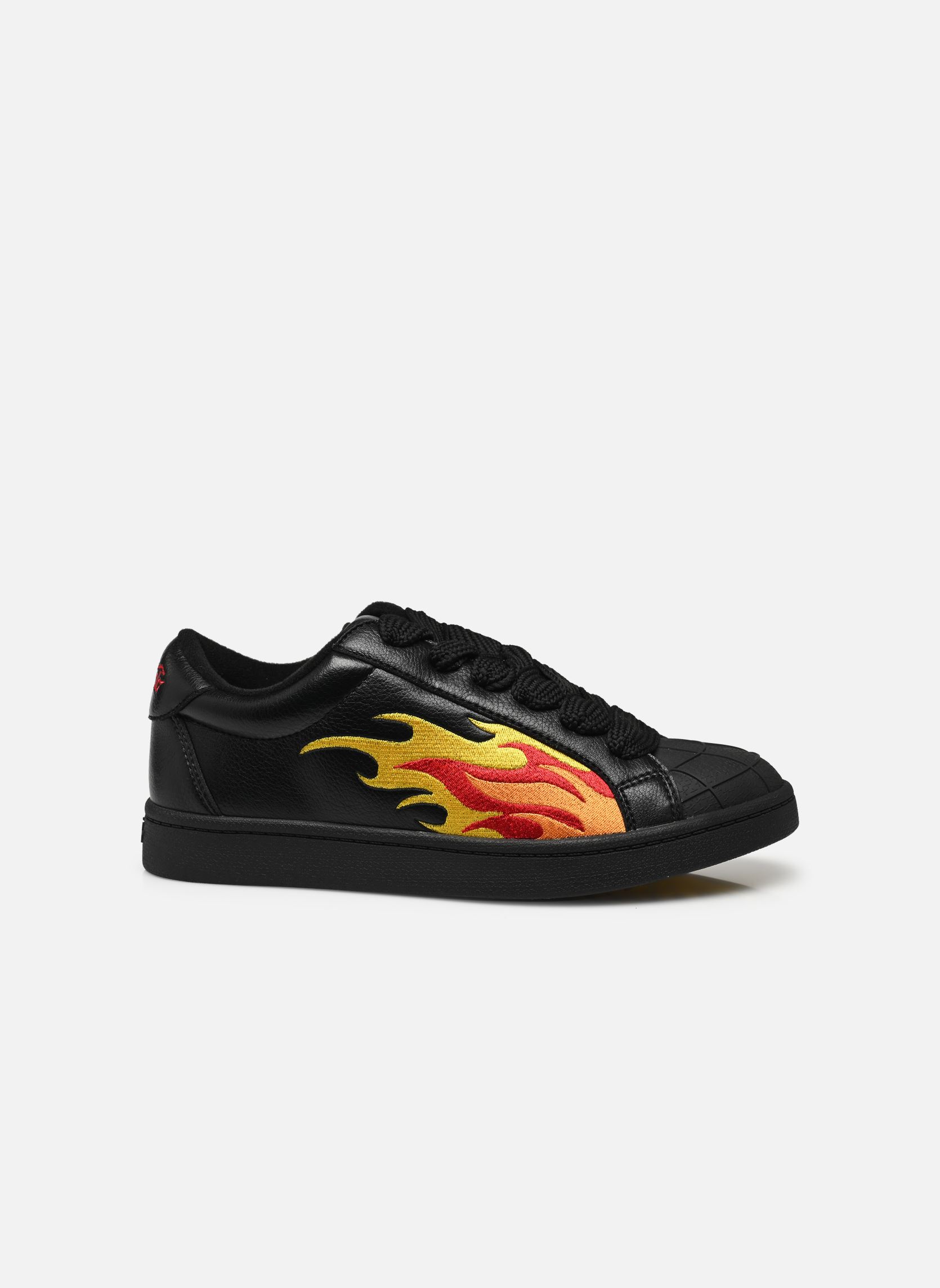 Sneaker Liberty Vegan Nappa damen schwarz Buffalo Sneaker Liberty Vegan Nappa damen schwarz Noir / Orange